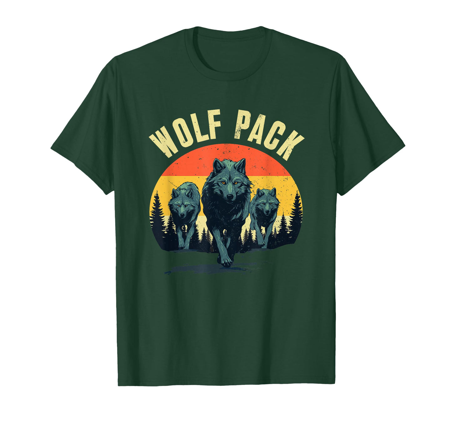 Cool Wolf Costume For Men Women Kids Howling Wolf Wolf Lover T-Shirt