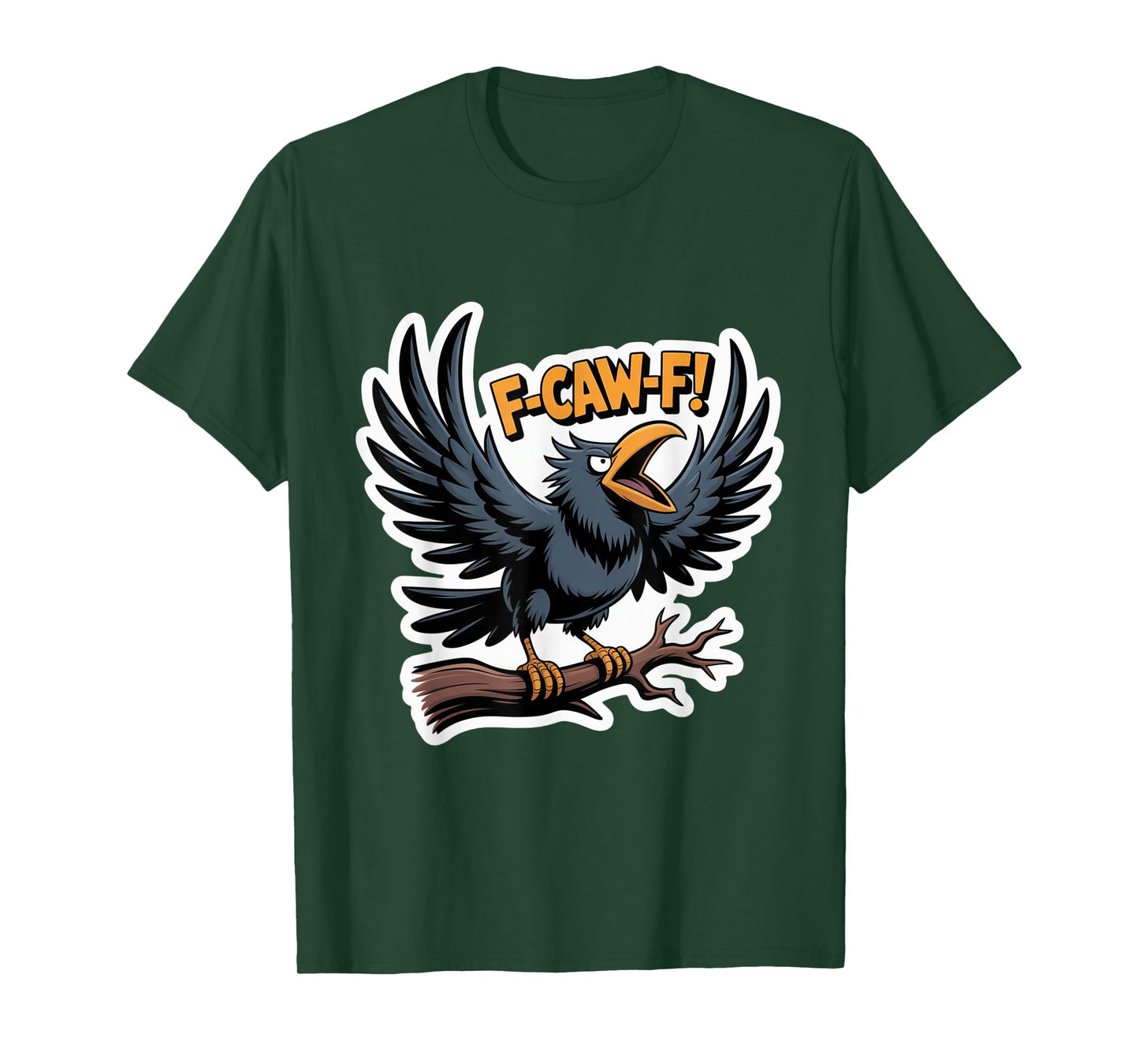 F-Caw-F Crow Halloween and Fall Graphic Tee for Women Men T-Shirt