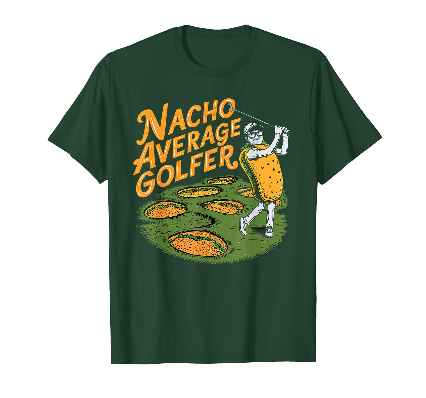 Nacho Average Golfer Golf And Tacos Classic T-Shirt