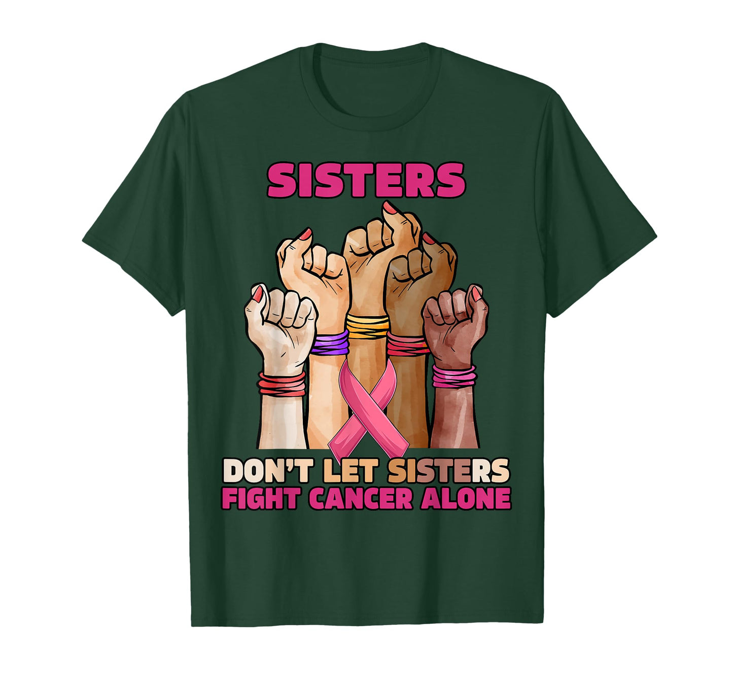Pink Ribbon Breast Cancer Awareness Pink Ribbon October T-Shirt