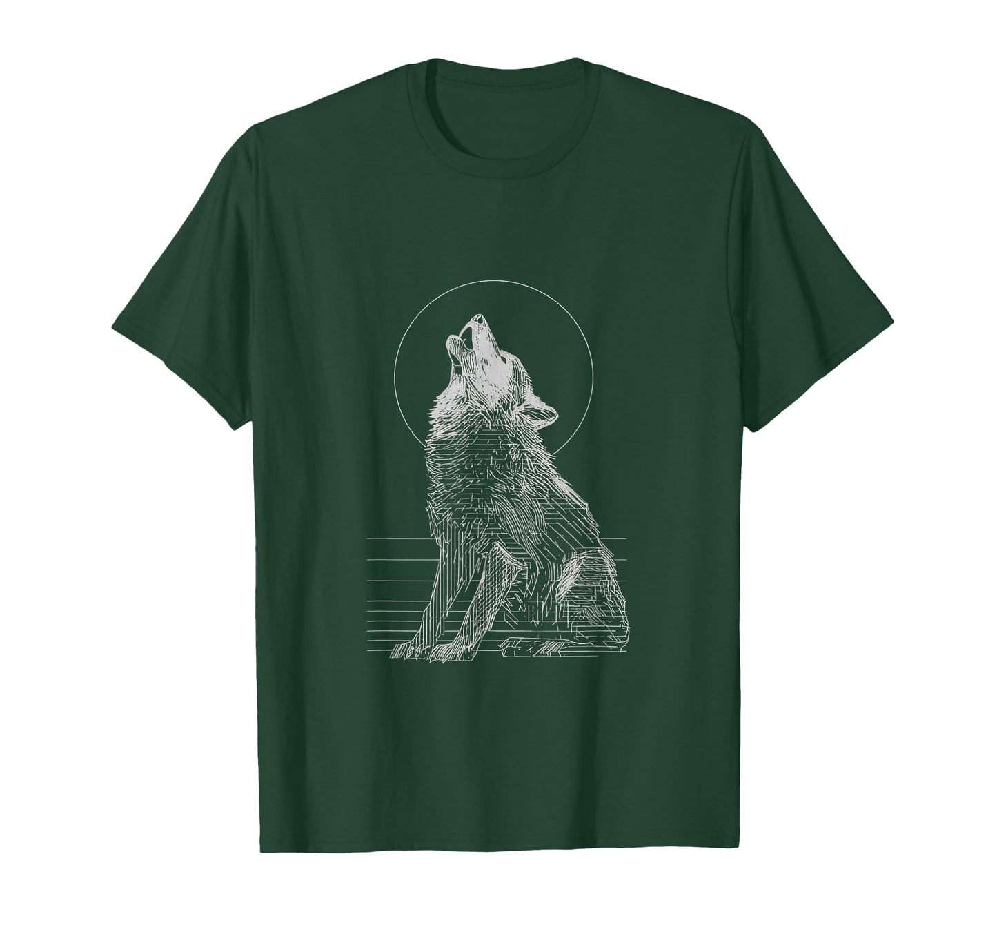 Wolf Minimalist Spirit Animal T-Shirt