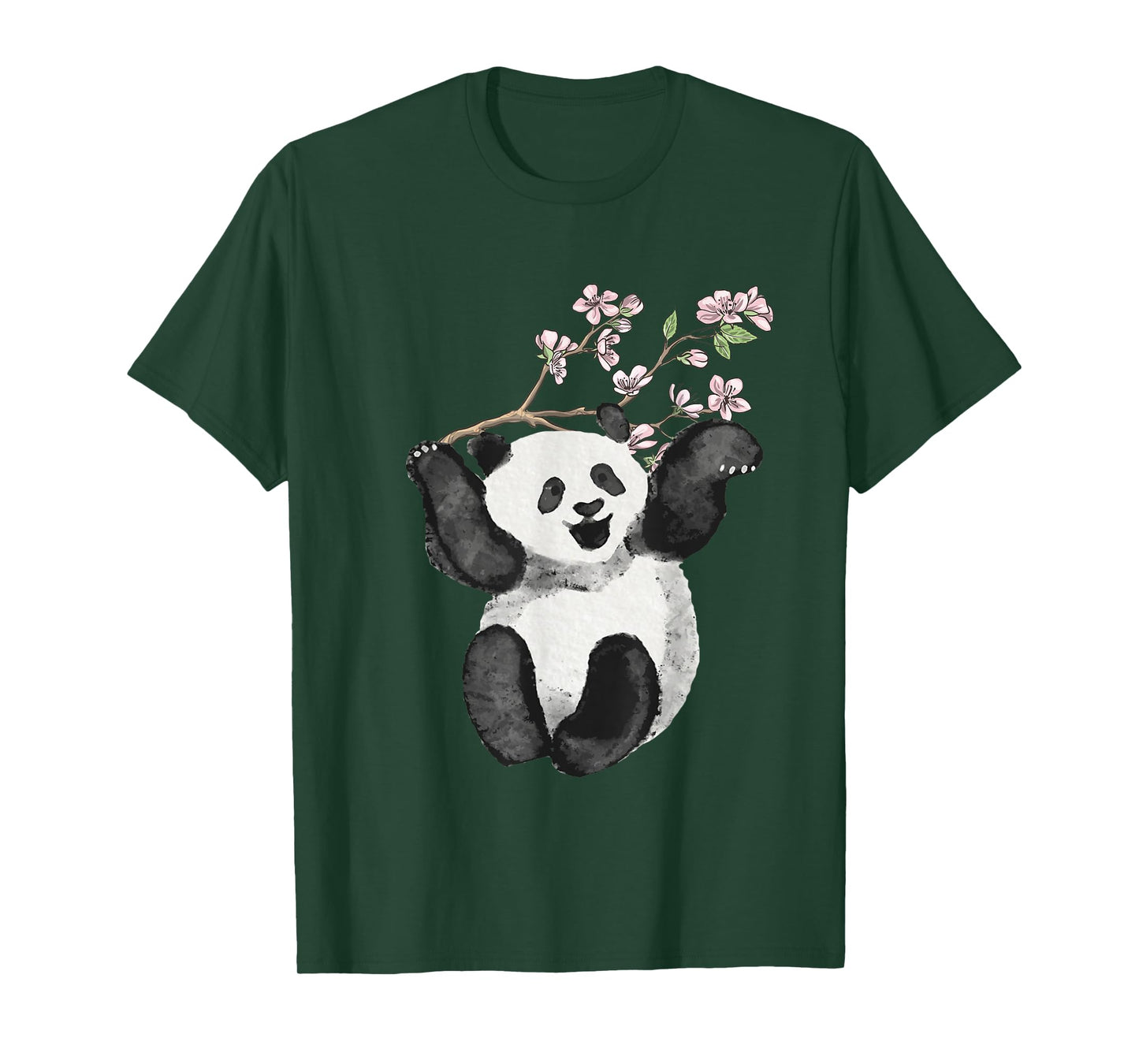 Cherry Blossom Tree Panda Japanese Cherry Tree Cherry Blossom T-Shirt
