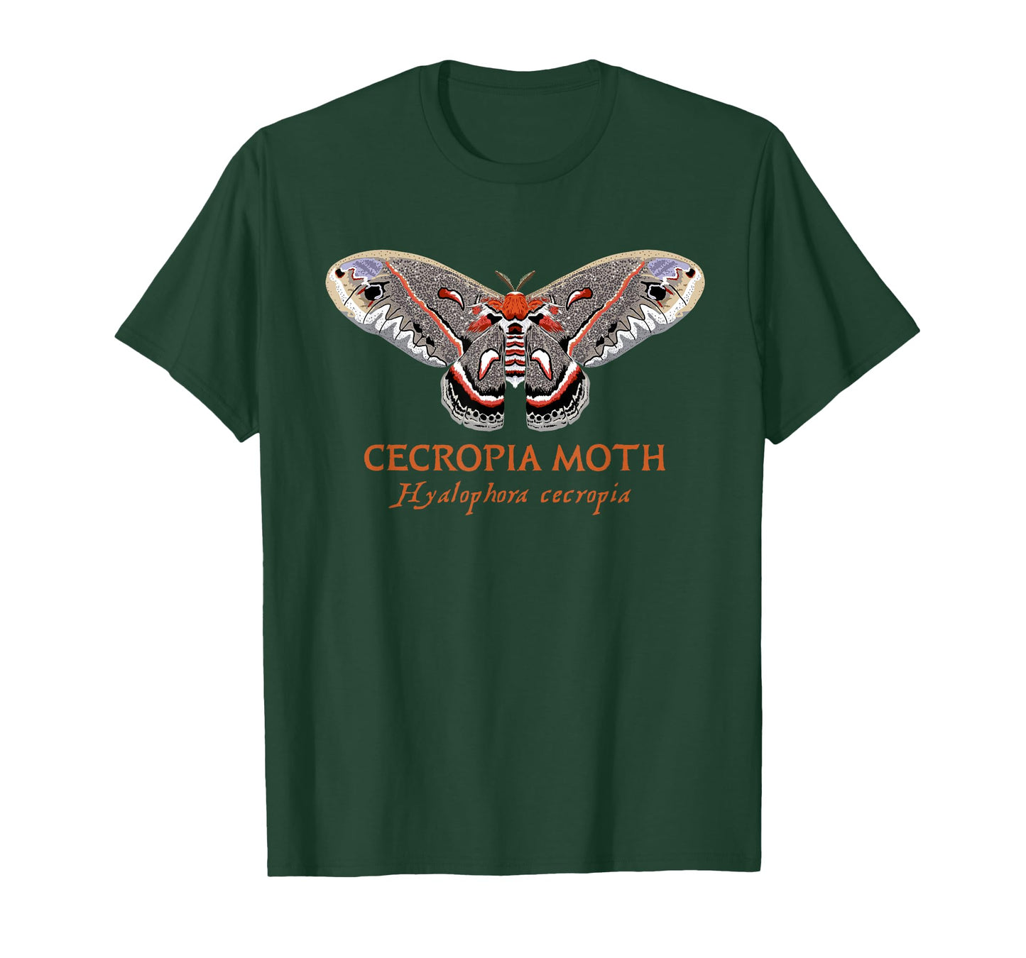 Cecropia Moth Hyalophora cecropia T-Shirt