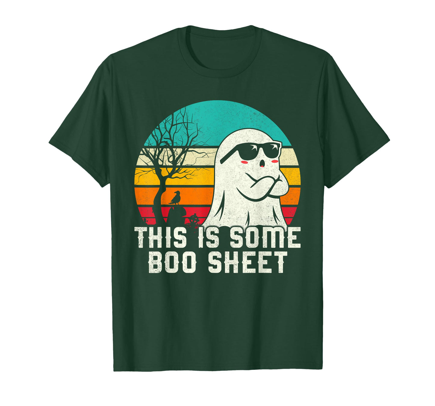 Funny This is Some Boo Sheet Ghost Halloween Costume T-Shirt