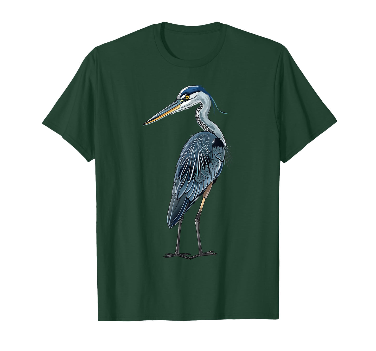 Blue Heron Bird Birding T-Shirt