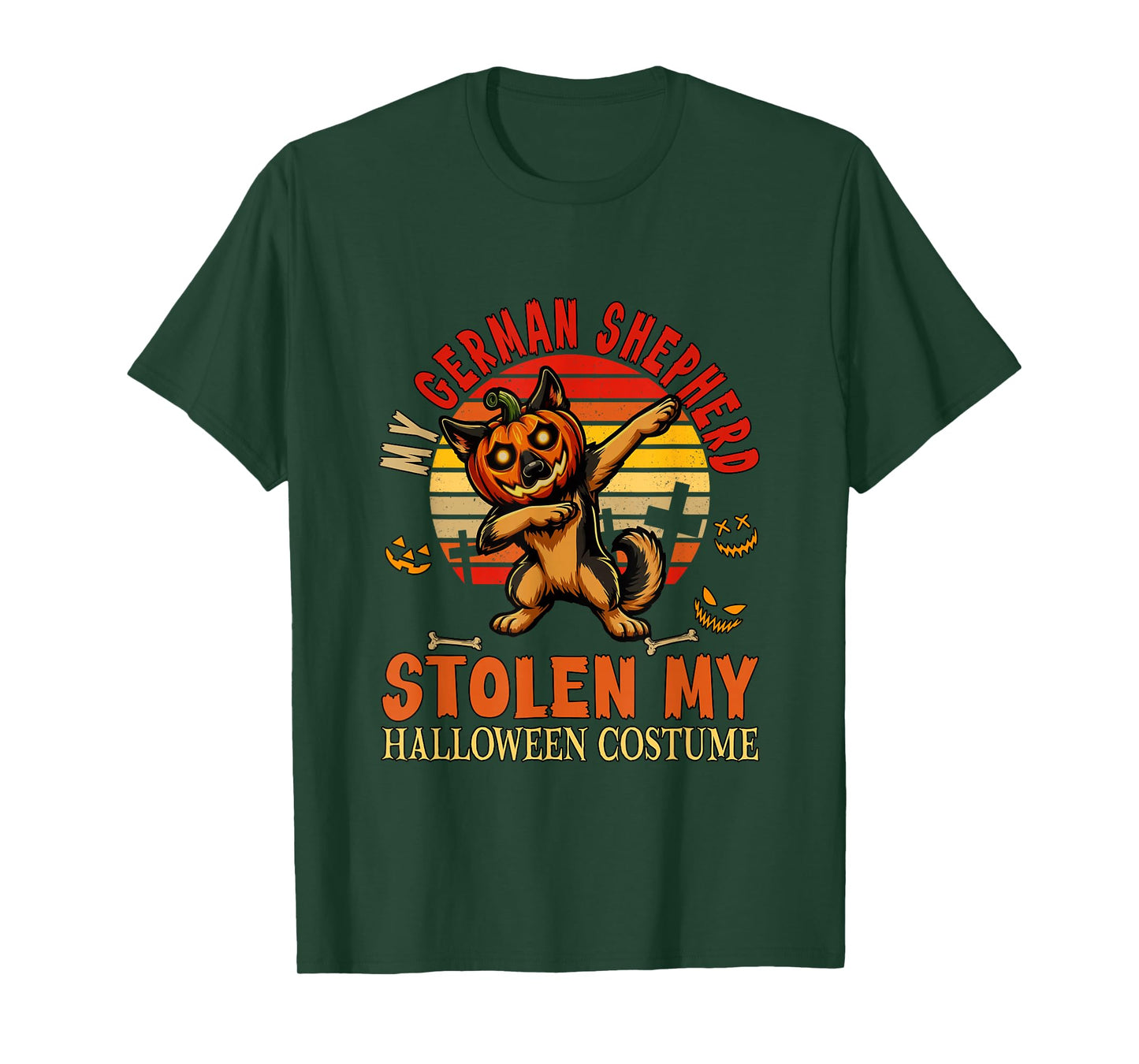 German Shepherd Stolen My Halloween Costume Dog Owner T-Shirt