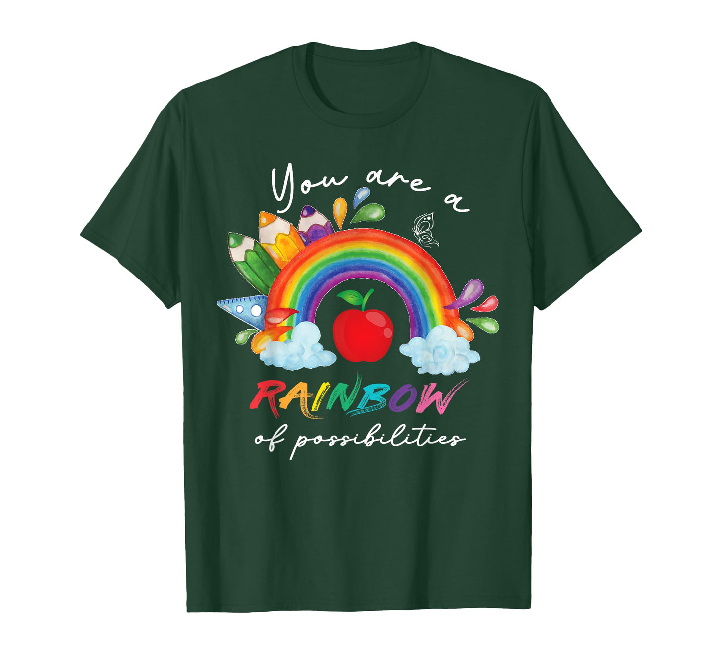 Teacher You are a rainbow of possibilities Teaching T-Shirt