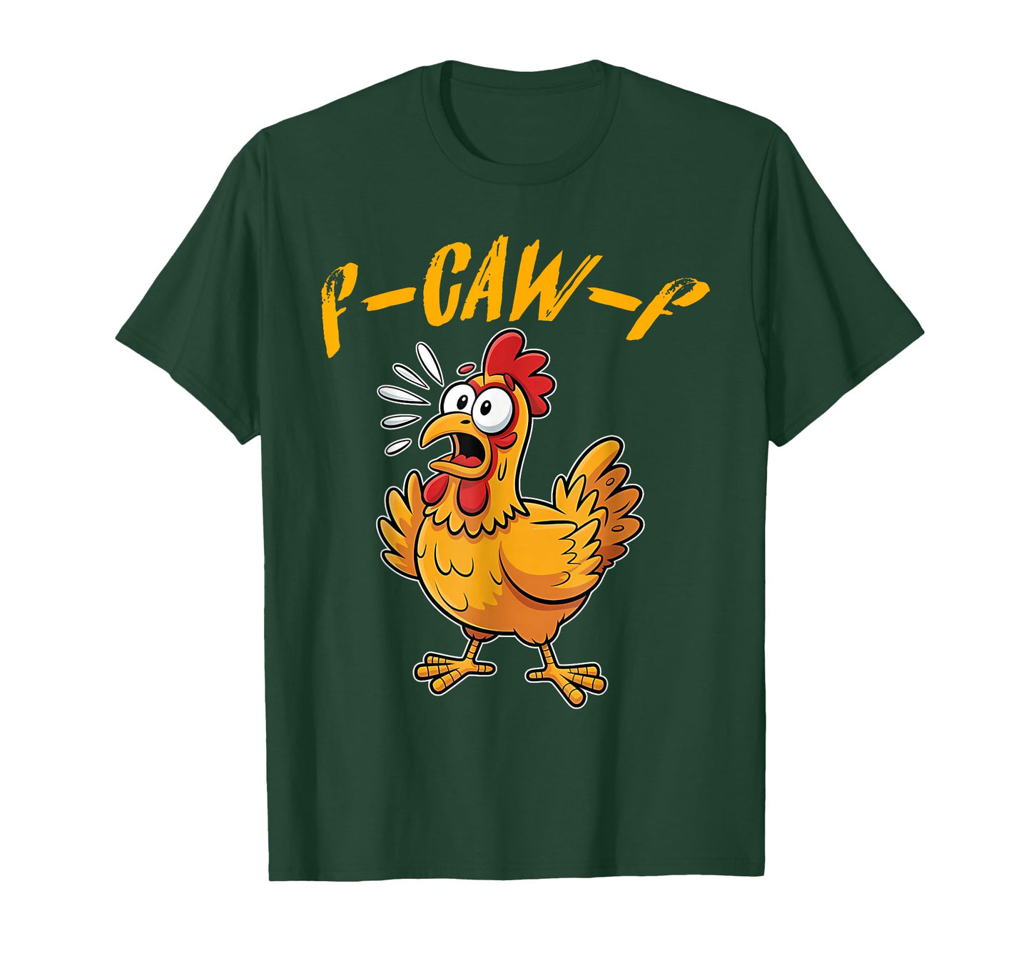 Funny Chicken F-Caw-F Rooster FCAWF Graphic for Men Women T-Shirt