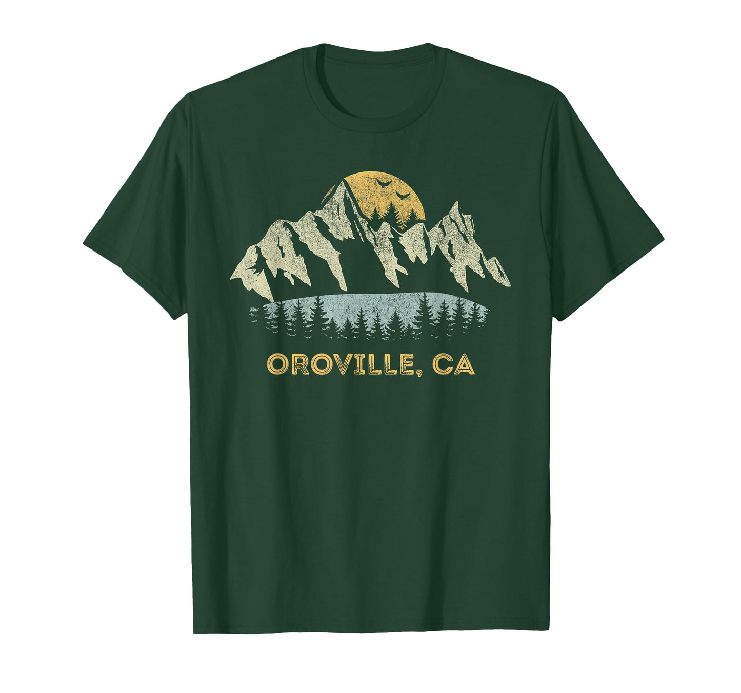 Oroville California Mountain Sunset Sunrise CA T-Shirt