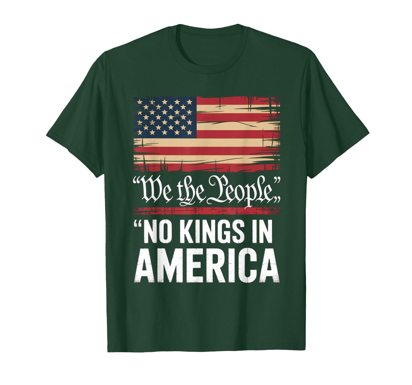 No Kings In America, Democracy, We The People T-Shirt
