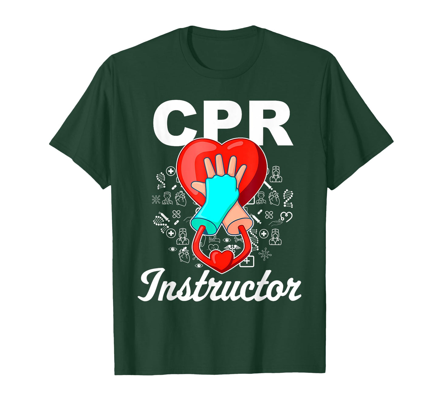 CPR Instructor Emergency First Aid AED Certified CPR Nurse T-Shirt
