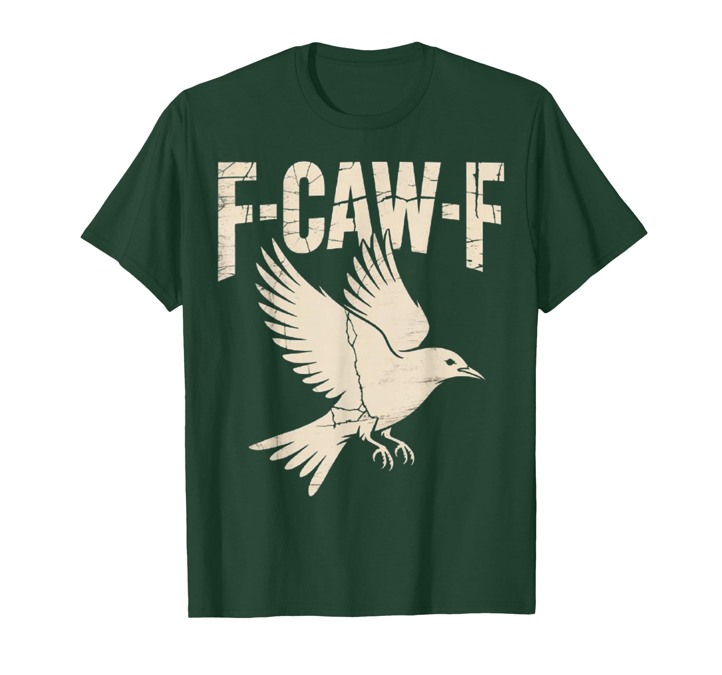 F-Caw-F Funny Flying Bird T-Shirt