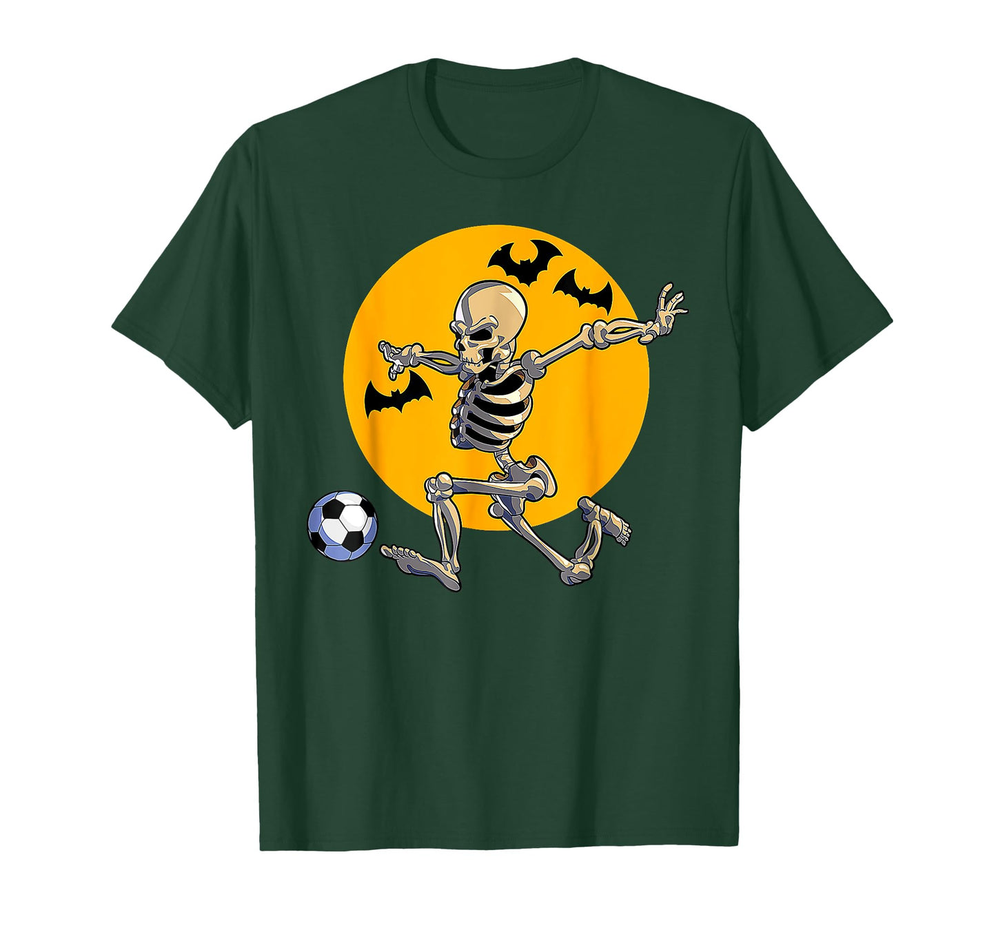 Soccer Skeleton Halloween T-Shirt