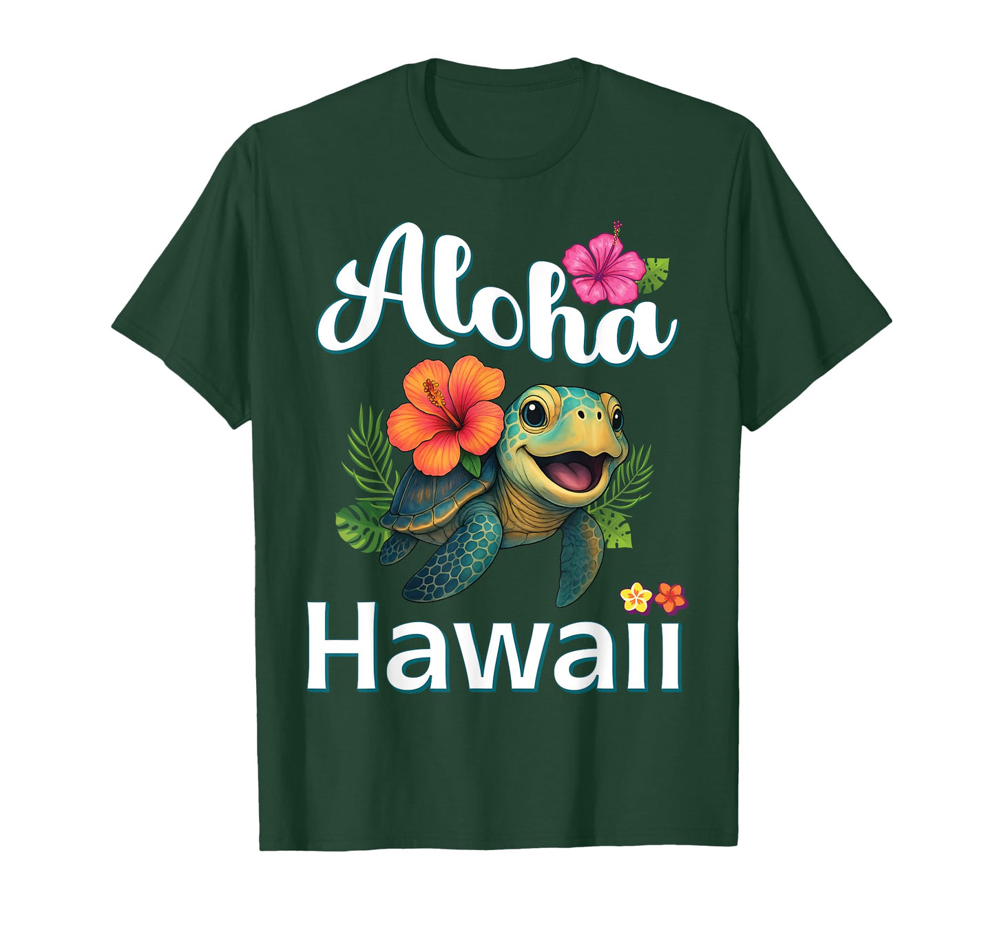 Aloha Hawaii Turtle Hawaiian Island Kids Toddler Men Women T-Shirt