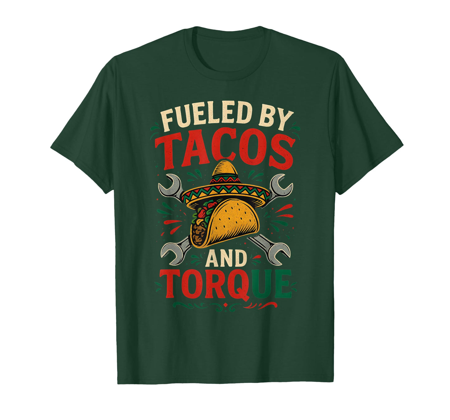 Mechanic Work Car Guy Garage Tuning Piston Engine Mexican T-Shirt