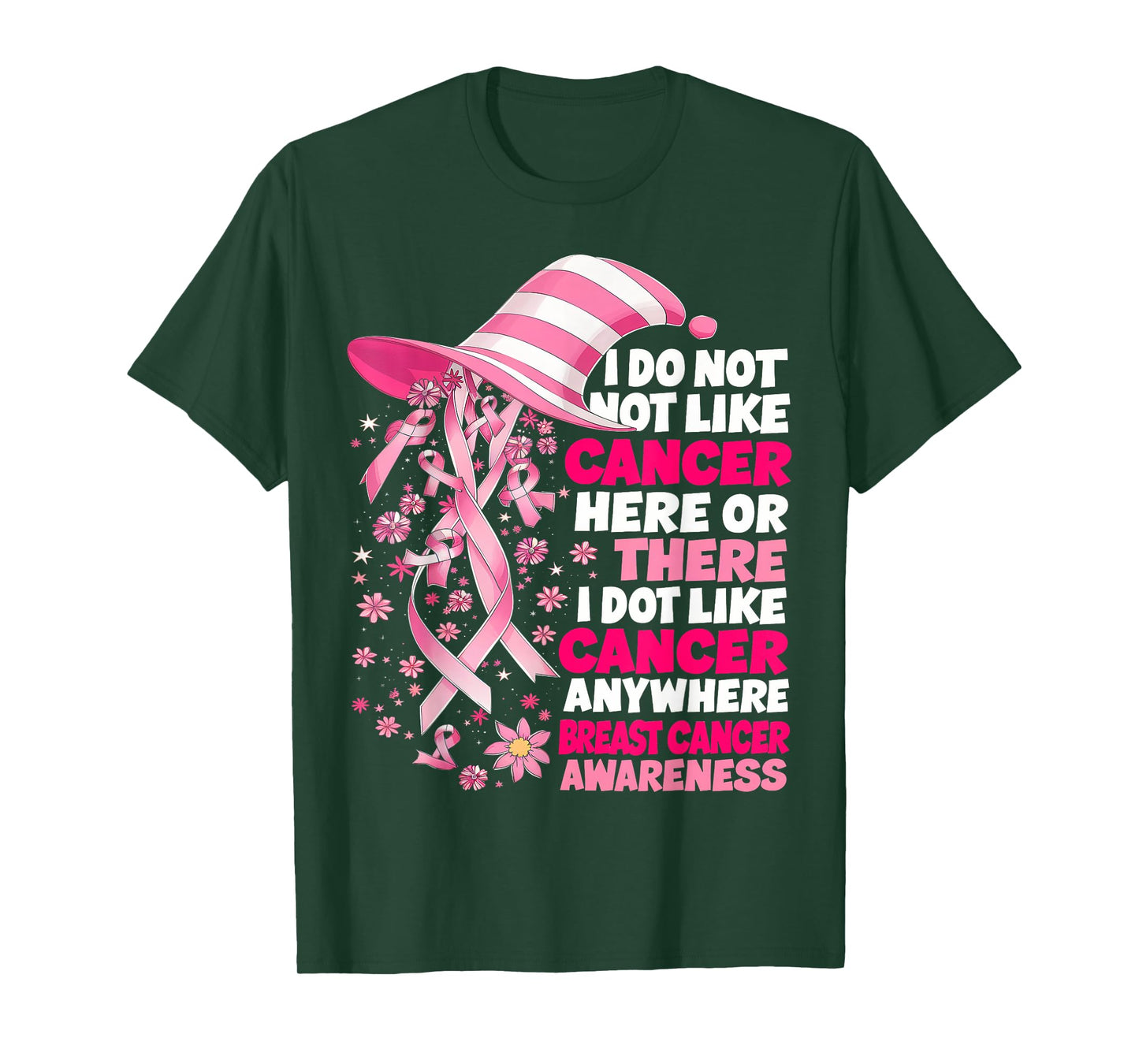 I Do Not Like Cancer Here Or There I Do Not Like Cancer T-Shirt