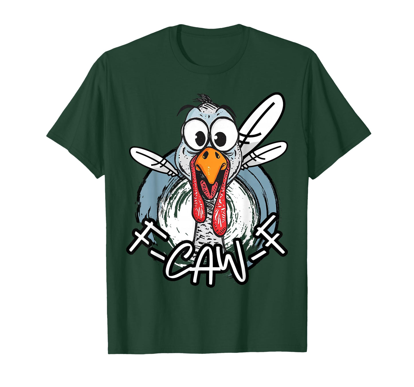 Funny F-Caw-F Turkey Humor Thanksgiving T-Shirt