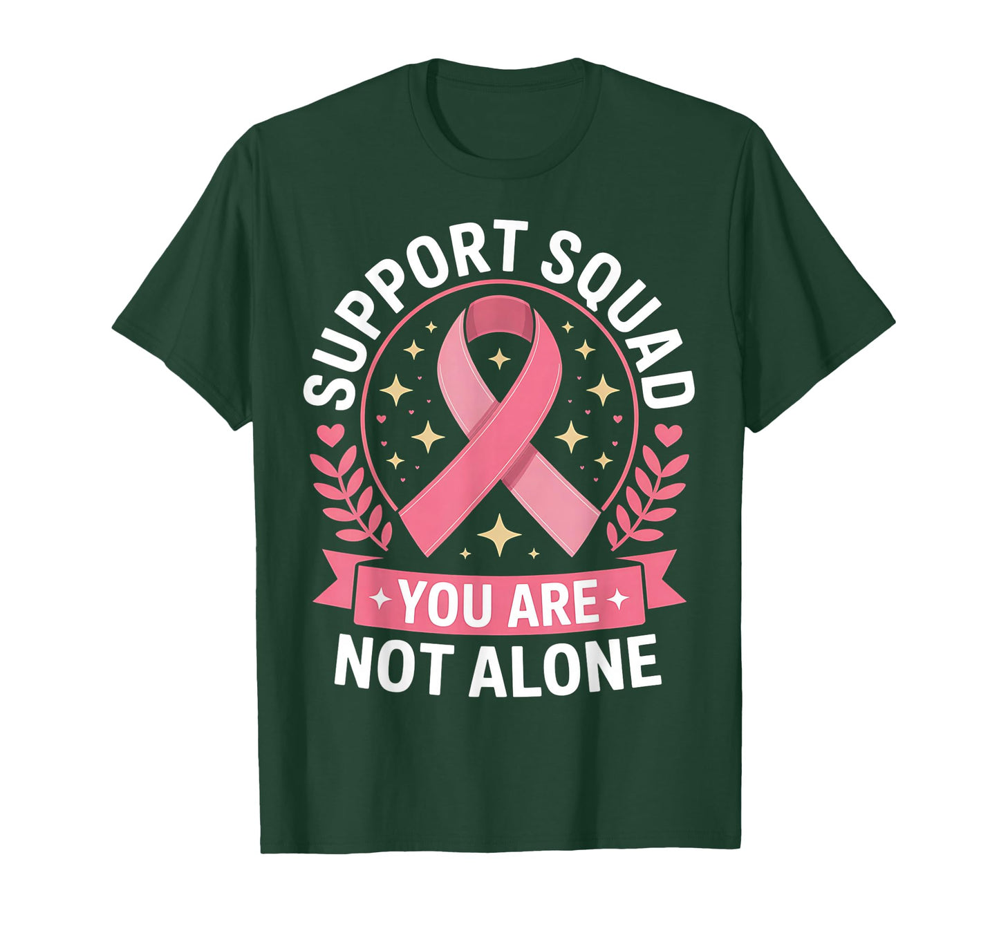 Breast Cancer Warrior Support Squad Breast Cancer Awareness T-Shirt