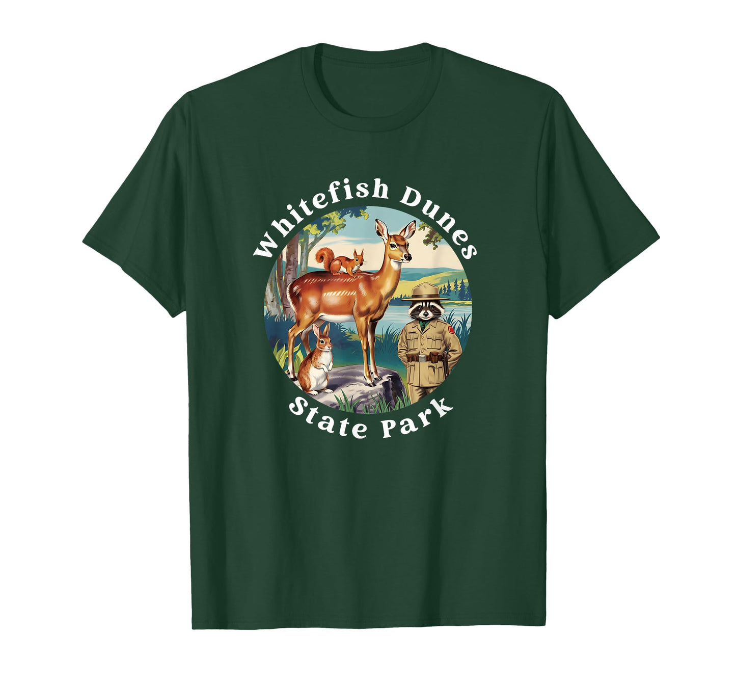 Whitefish Dunes State Park Wisconsin Vacation Souvenir T-Shirt