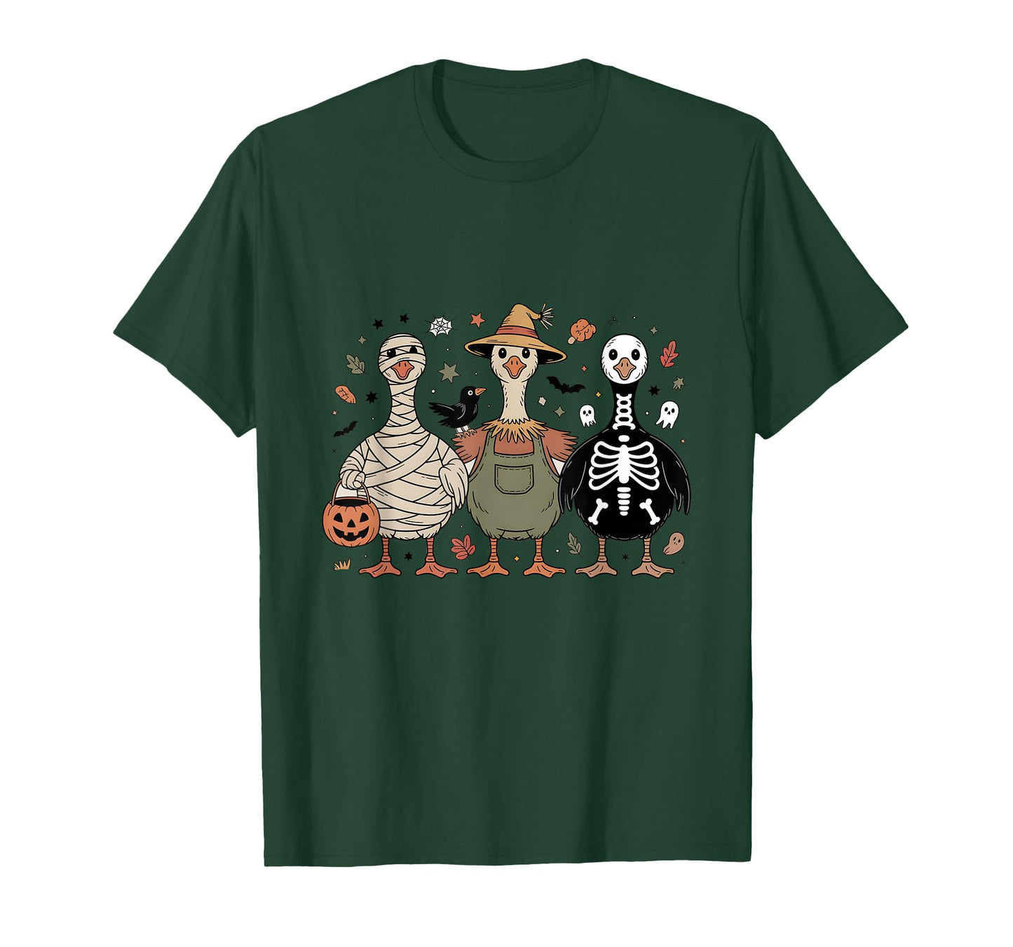 Funny Halloween Geese Shirt, Men Women Kids, Spooky Costume T-Shirt