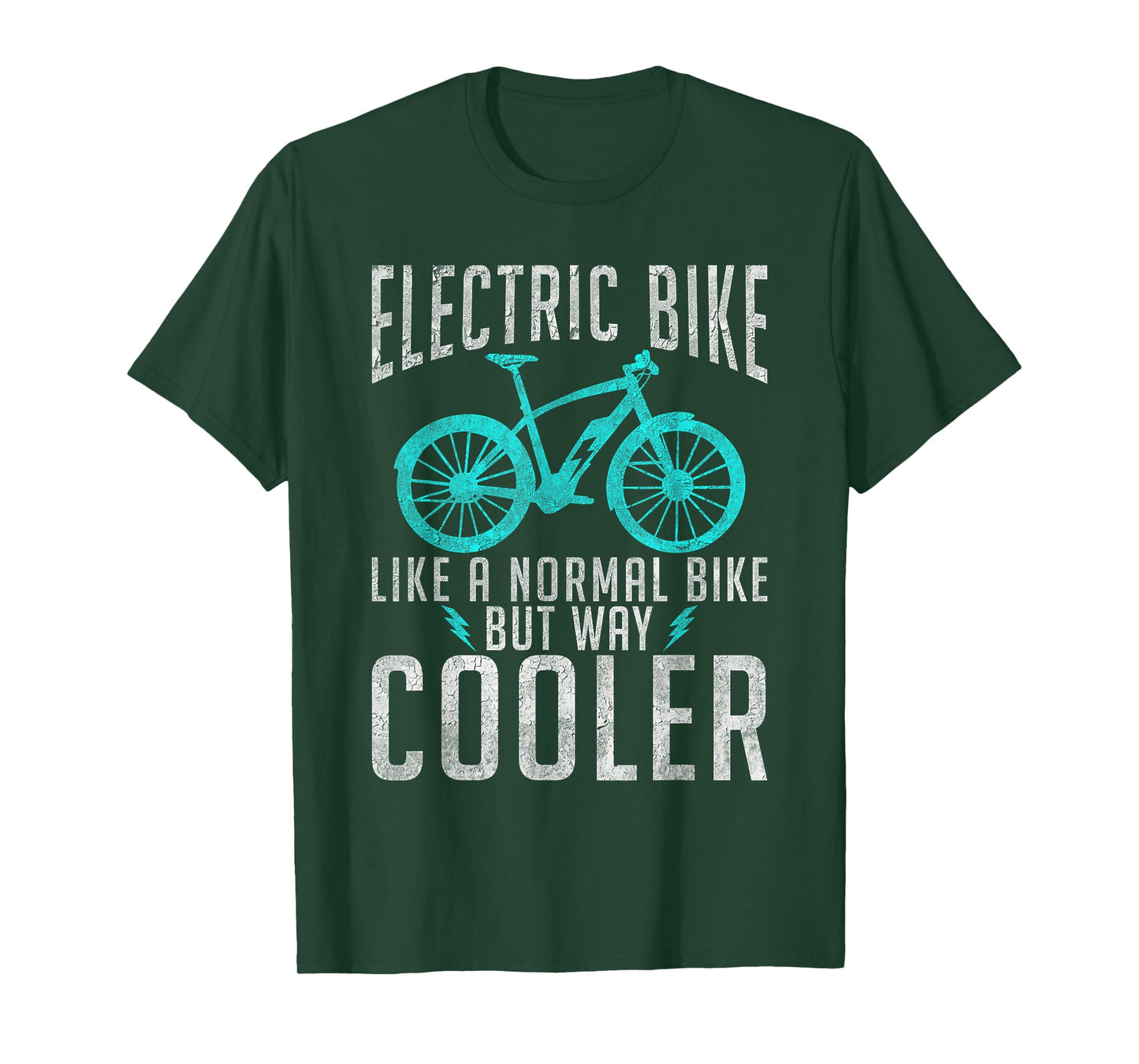Electric Bike like a normal Bike but way cooler E Bicycle T-Shirt