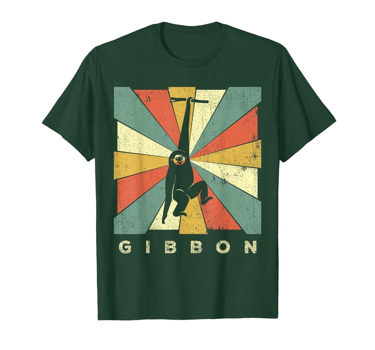 Vintage Gibbon Lover Retro Style Animal T-Shirt