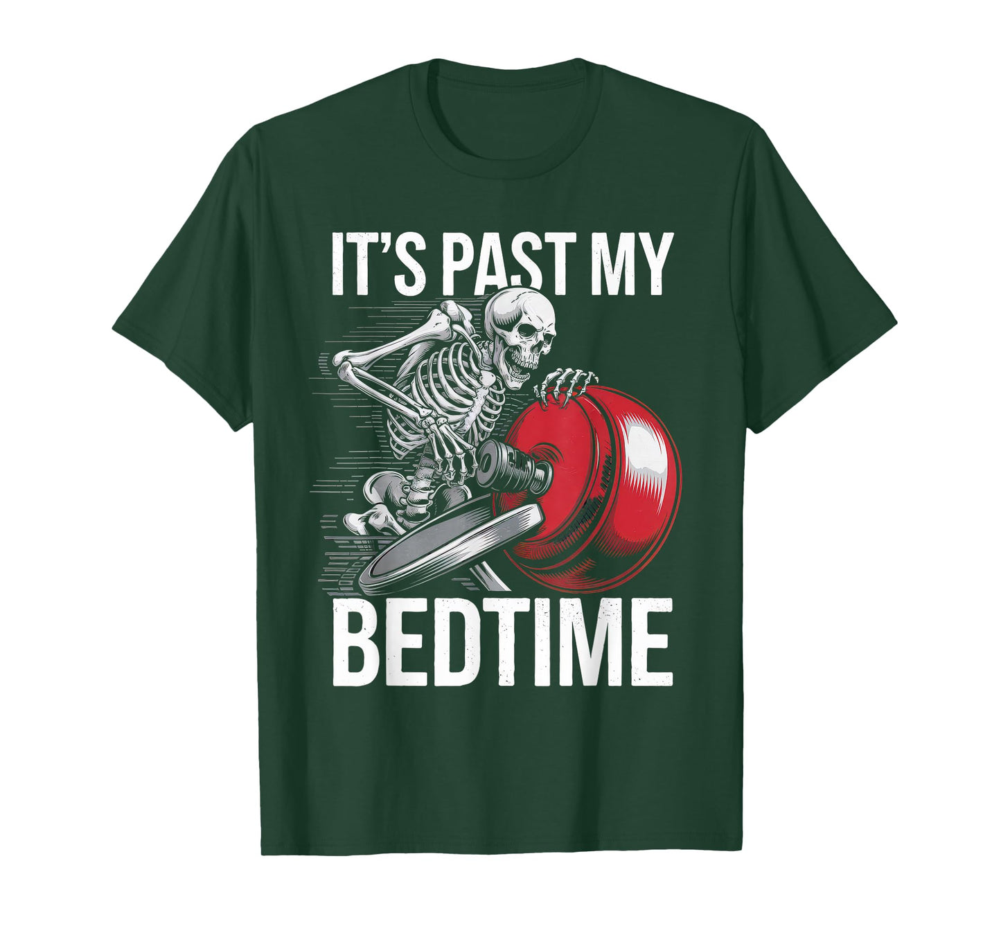 Funny Tshirt Men Humor Skeleton Meme Sarcastic Ironic Tired T-Shirt