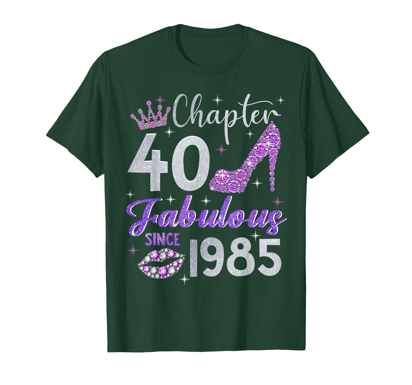 Chapter 40 Fabulous Since 1985 40th Birthday Women Girl T-Shirt