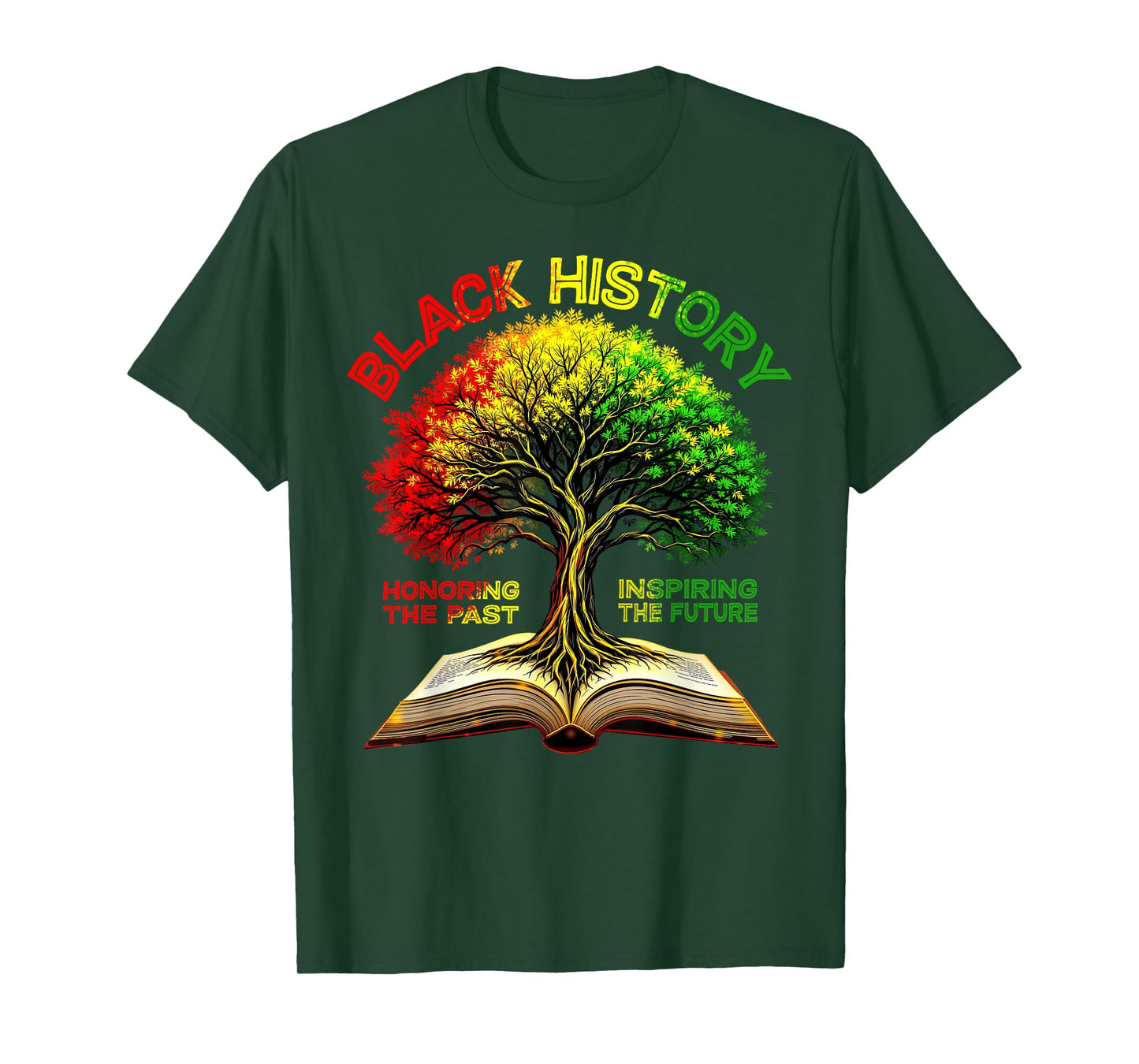 Black History Month Inspiring The Future African Tree Roots T-Shirt