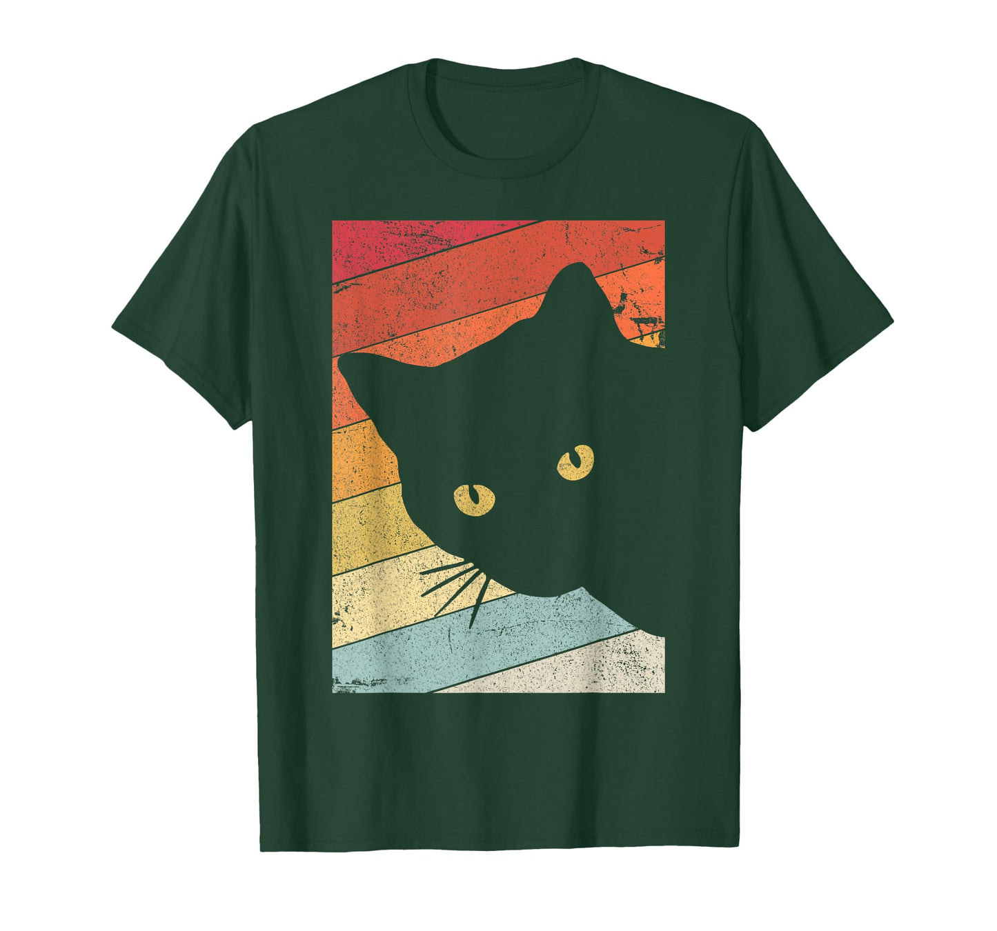 Cat Shirt. Retro Style T-Shirt for Men Women Girls Kids