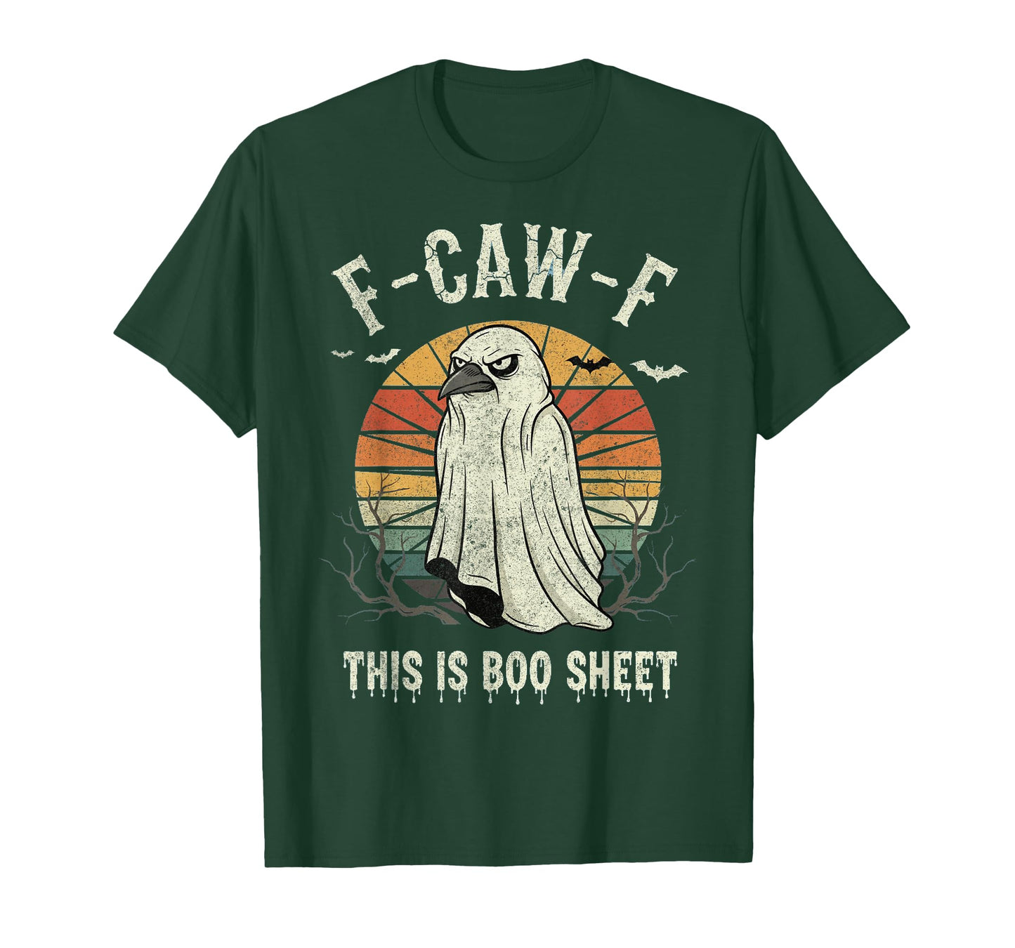 F-Caw-F This is Boo Sheet Ghost Halloween Costume Funny T-Shirt