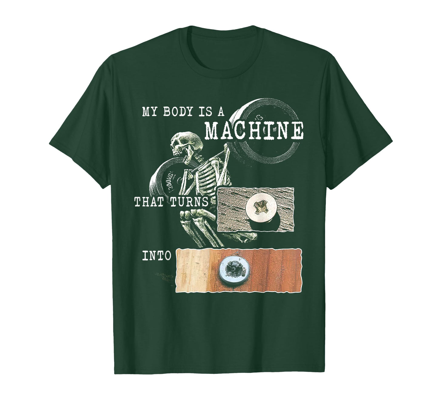 My Body is a Machine - Skeleton Mechanics T-Shirt
