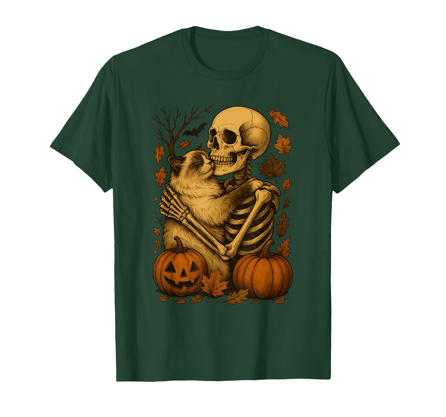 Skeleton Hugging Birman T-Shirt