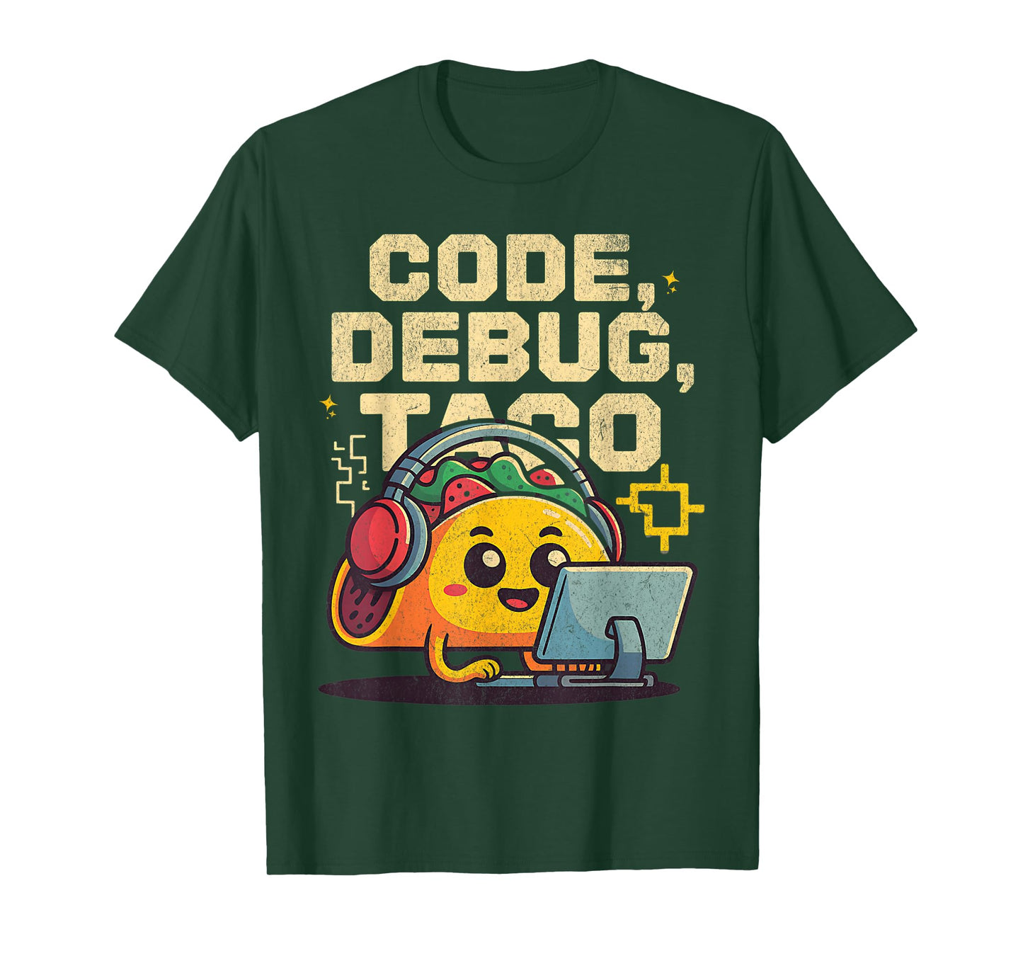 Code, Debug, Taco – Taco Programmer Design for National Taco T-Shirt