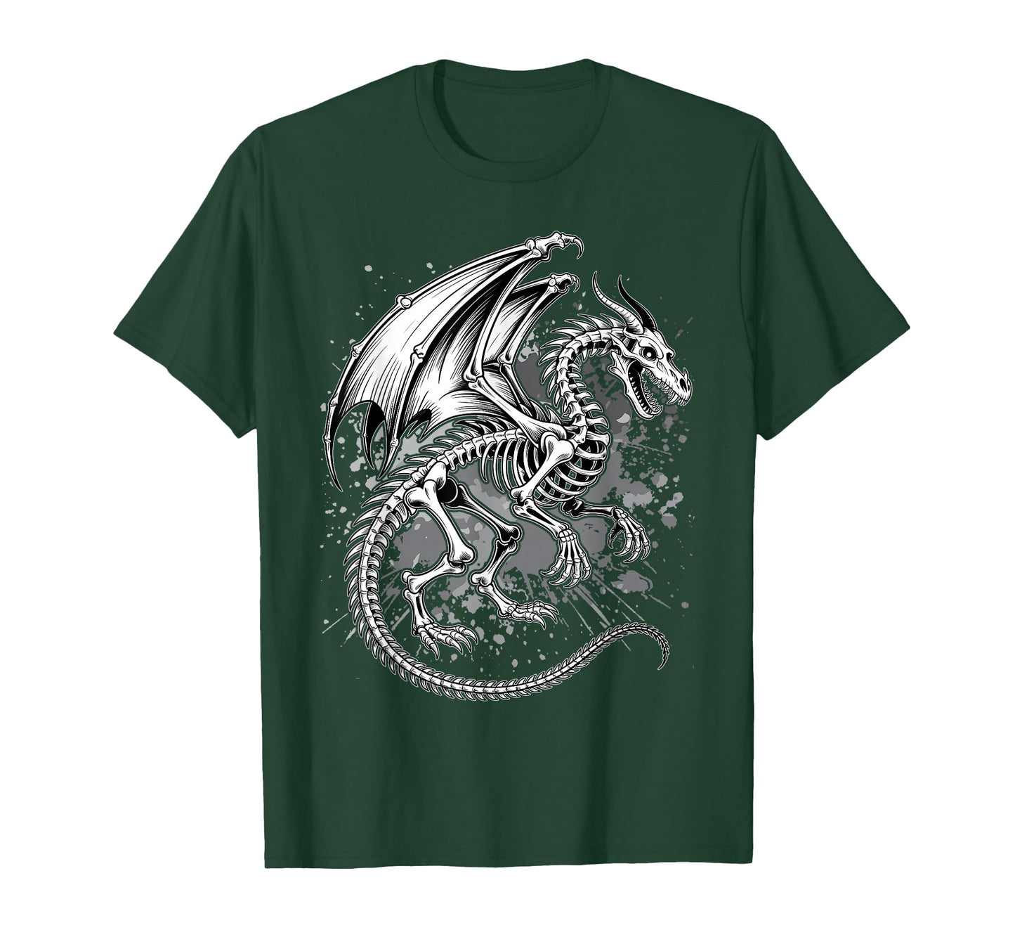 Dragon Skeleton Halloween Fantasy Boys Girls Kids T-Shirt