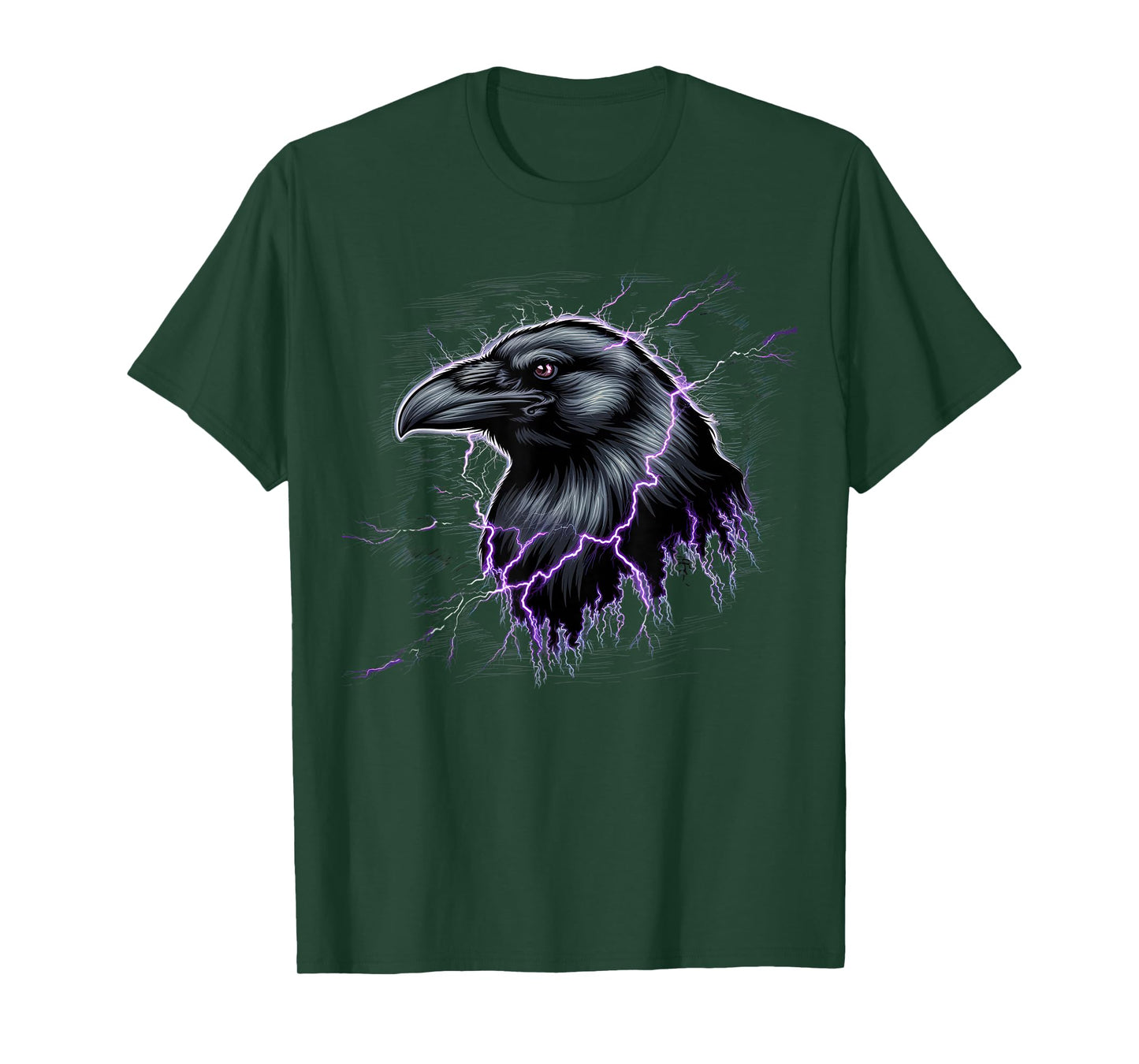 Raven Tshirt Men Women Purple Animal School Sport Fan T-Shirt