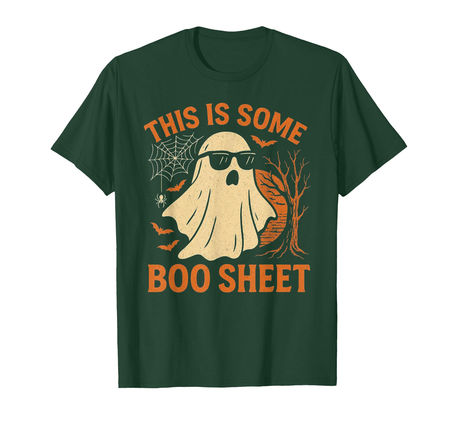 This is Some Boo Sheet Ghost Retro Funny Halloween Men Women T-Shirt