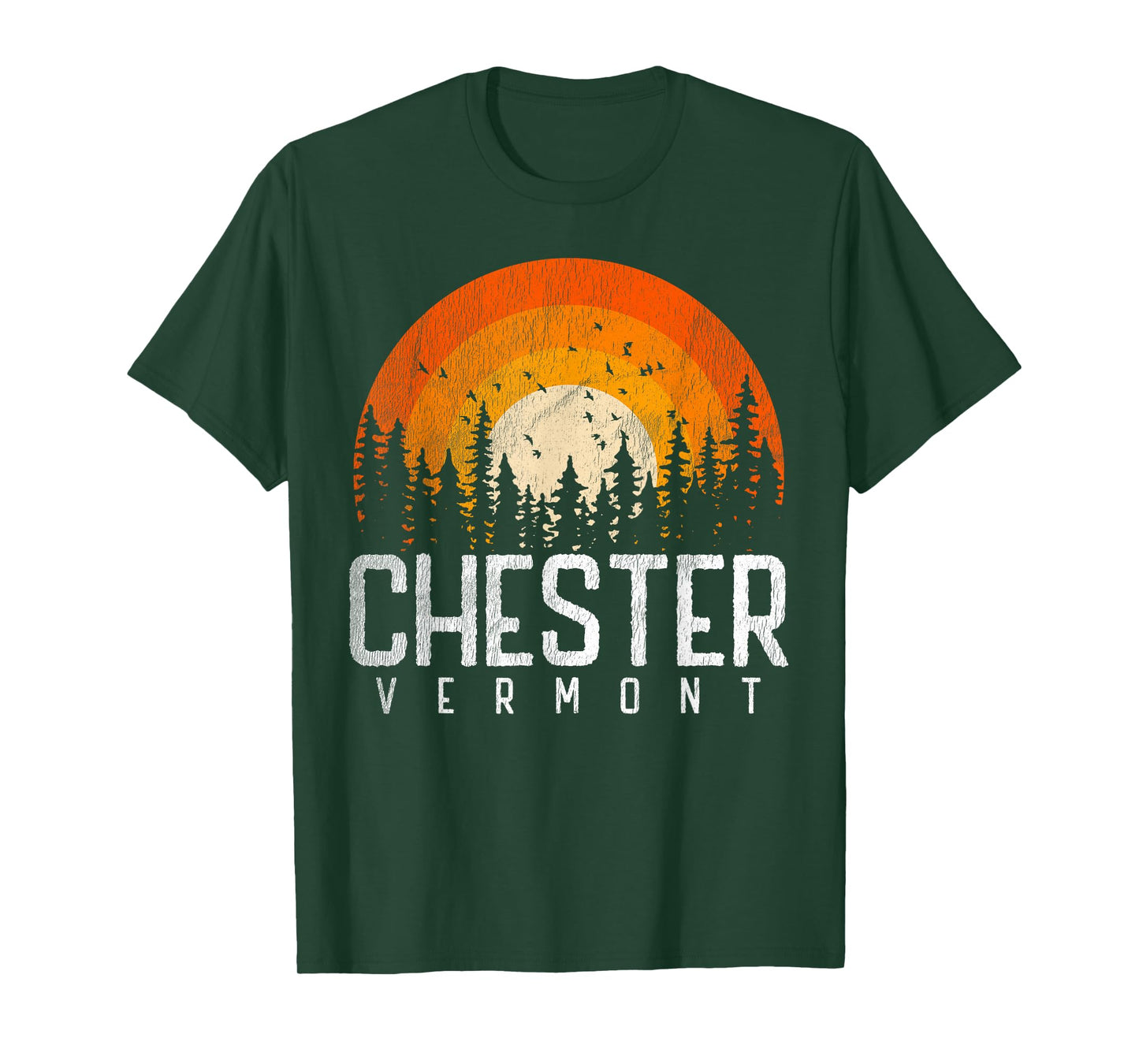 Chester Vermont VT Shirt Vintage 70s 80s 90s Retro City Gift T-Shirt