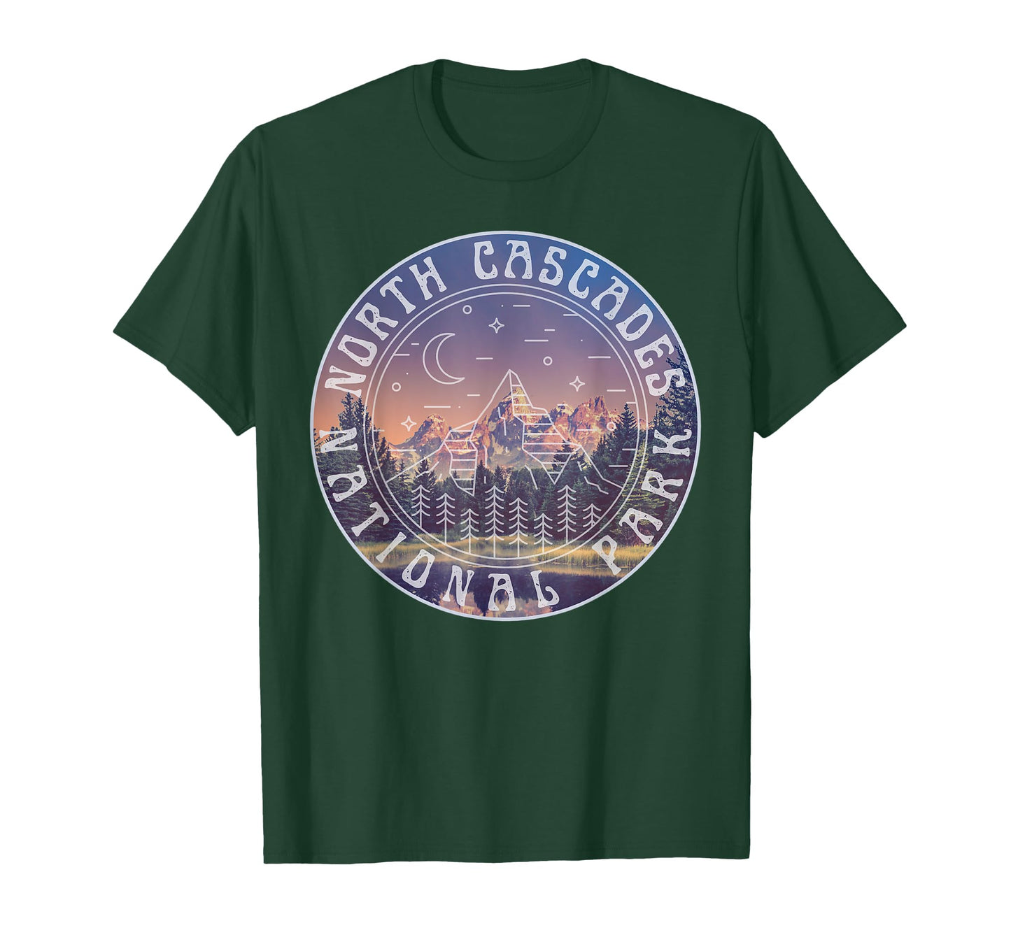 North Cascades National Park Washington Mountains Hiking T-Shirt