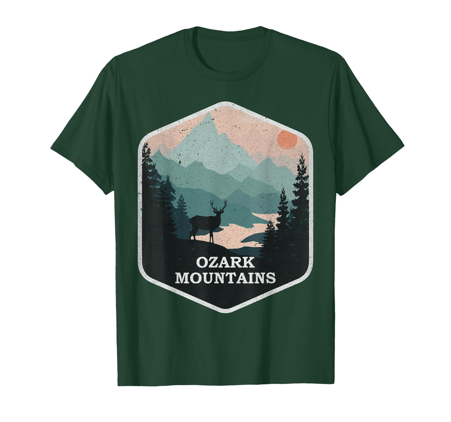 Ozark Mountains Vintage Arkansas AR Hiking Mountains Nature T-Shirt