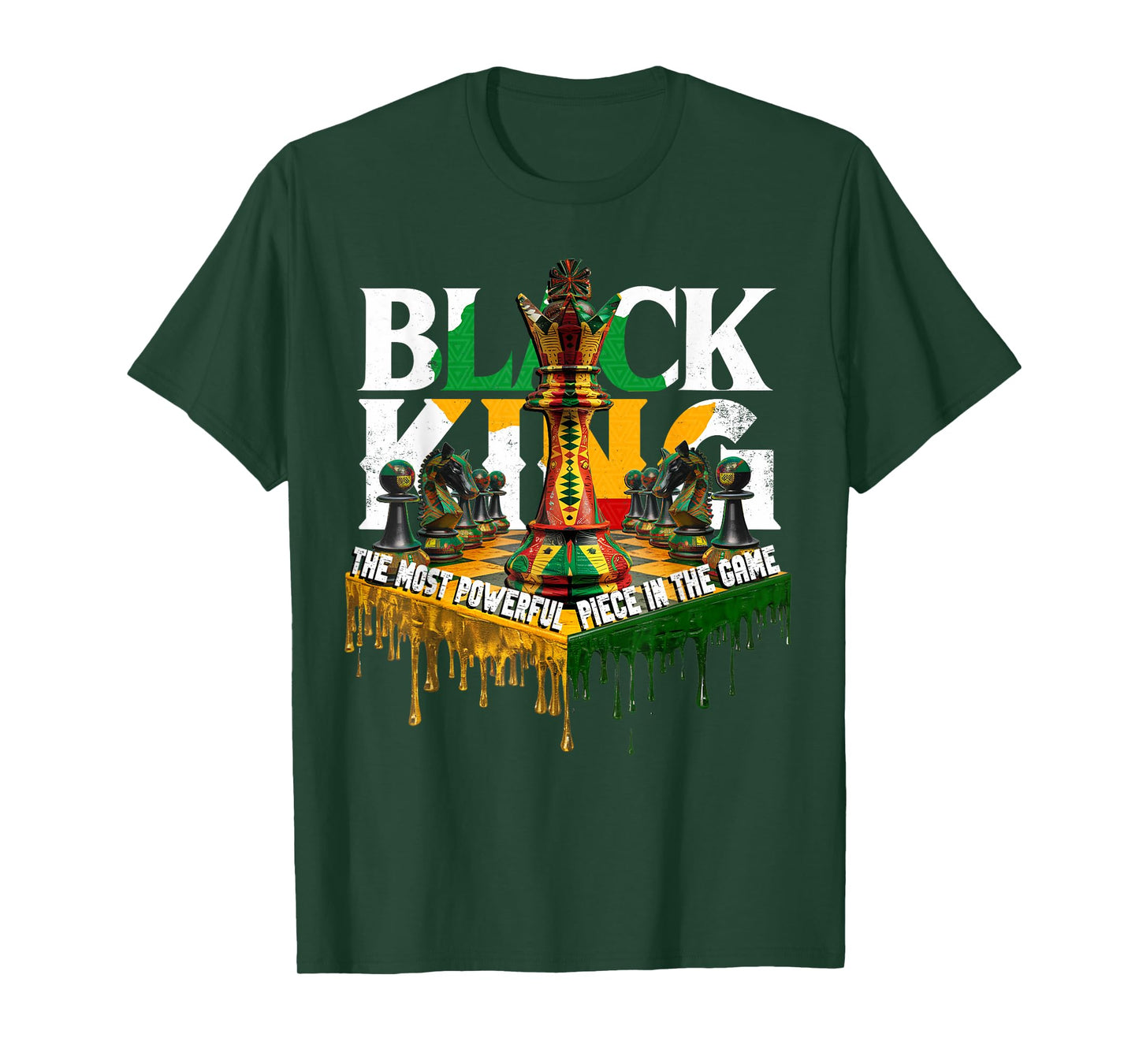 Black History I Am Black Man King Dad Melanin Men Women T-Shirt
