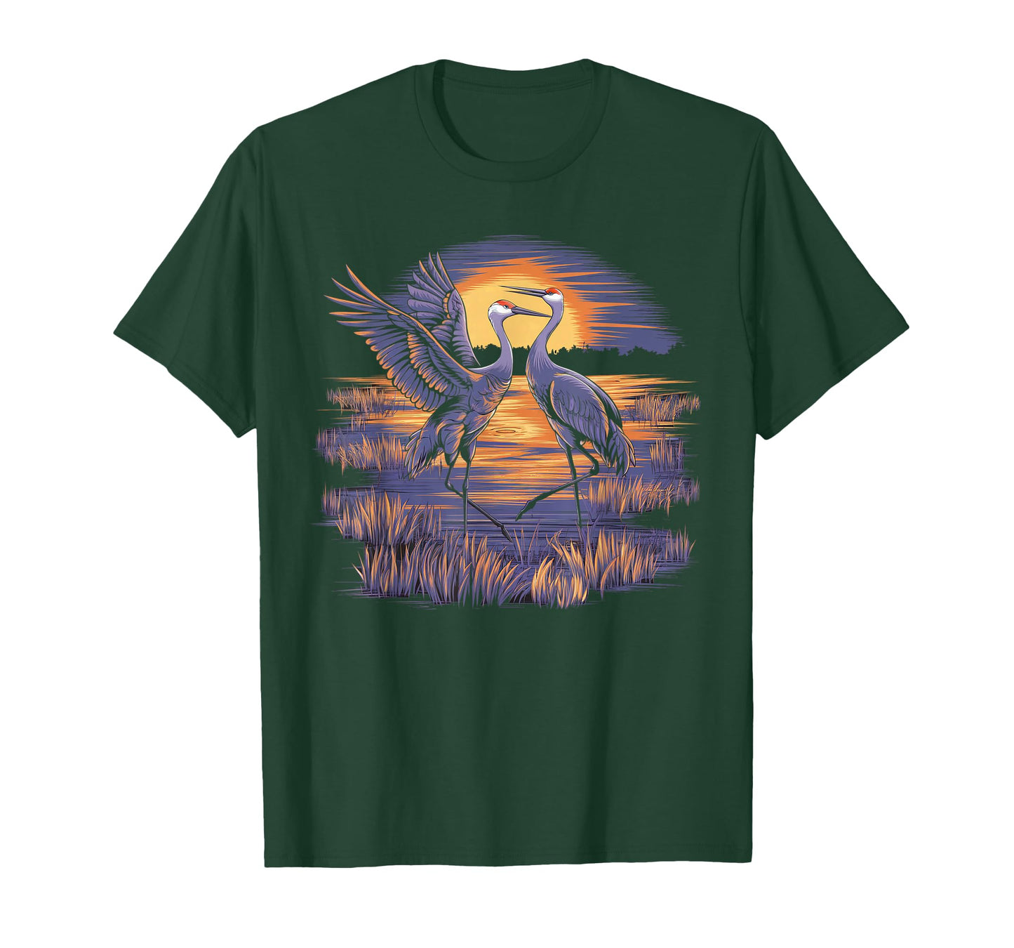 Sandhill Crane – Majestic Bird Lover Design T-Shirt