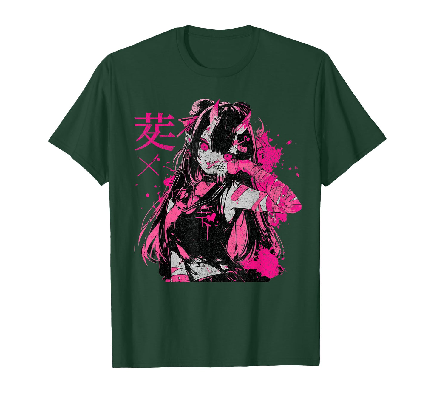 Alternative Vaporwave Gothic Sad Alt Grunge Woman Goth Grunge Demon Anime Girl Waifu Horror Alt Aesthetic T-Shirt