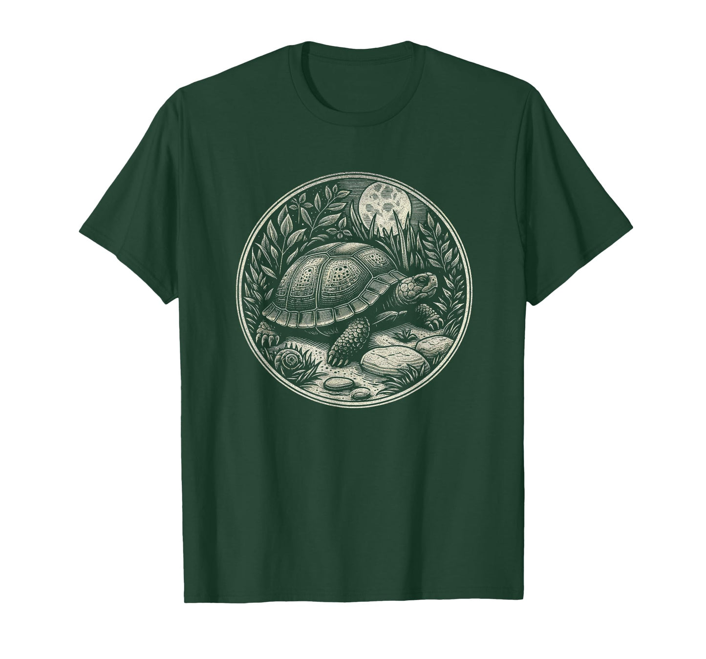 Box Turtle Nature Scene Graphic Art Design For Women And Men T-Shirt