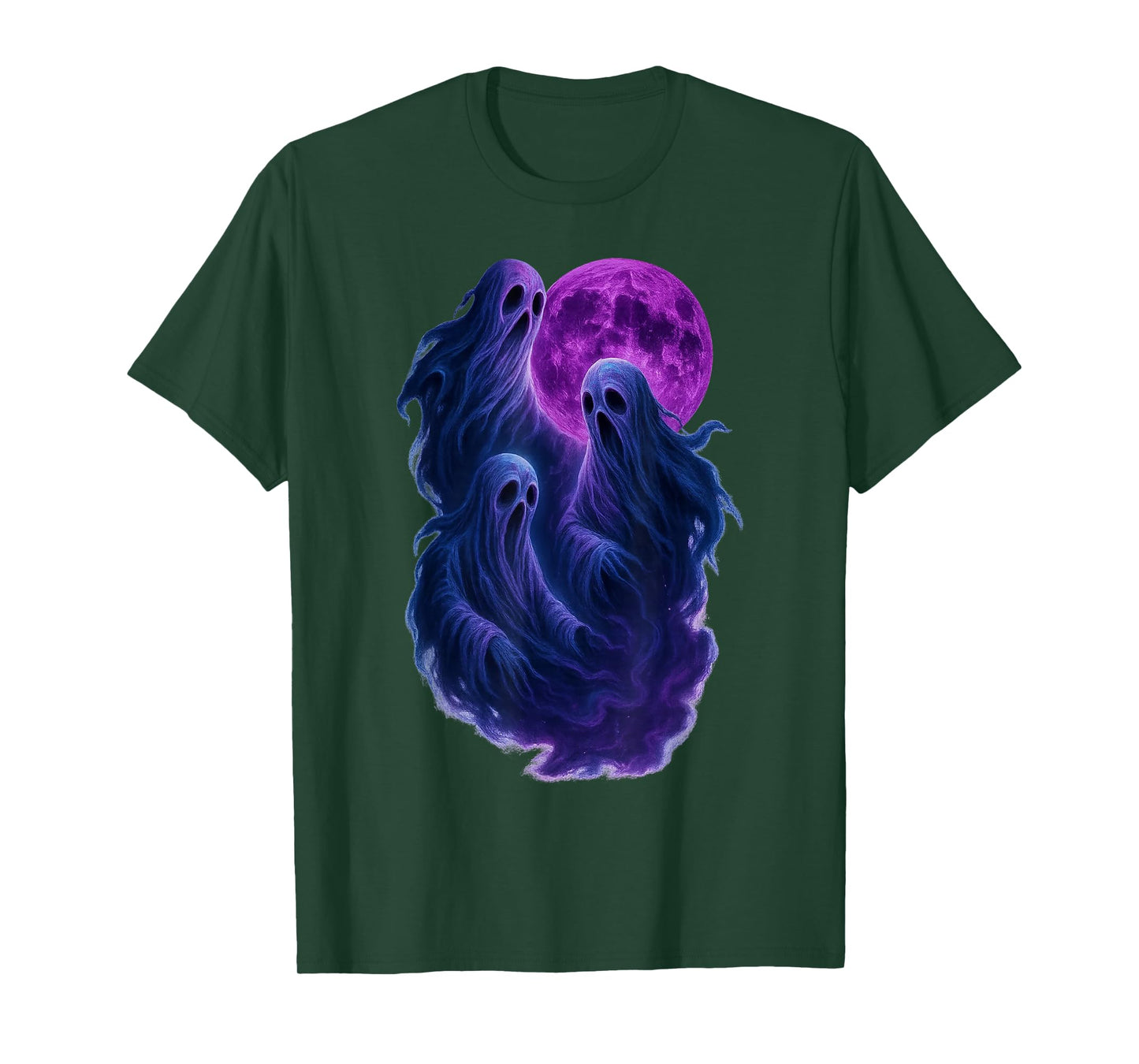 Cute 3 Ghost Gang Funny Halloween Spooky Season T-Shirt