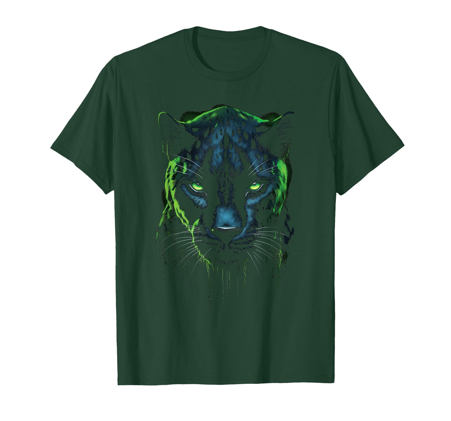 Panther with beautiful green eyes black panthers T-Shirt