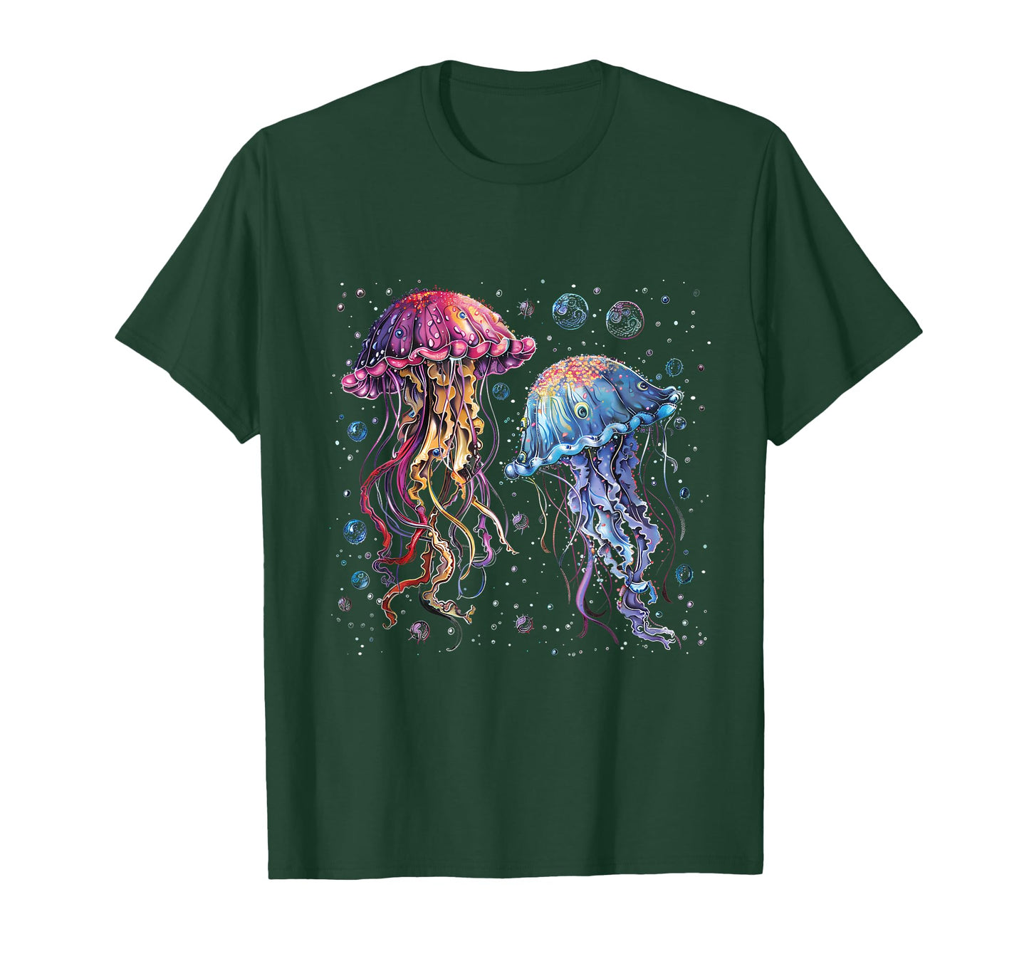 Jellyfish Artwork Motif Sea Ocean Animal Jellyfish Lover T-Shirt