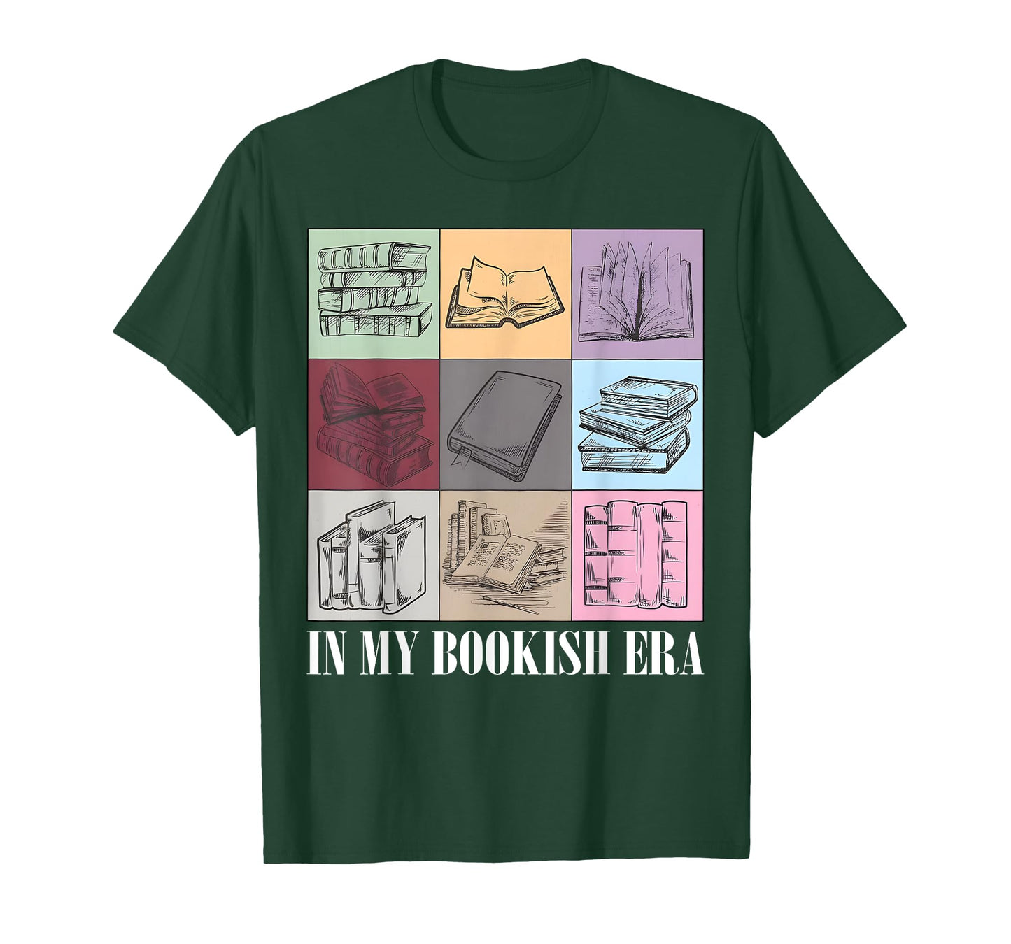 In My Bookish Era Bookworm Bookish Read Book Lover T-Shirt