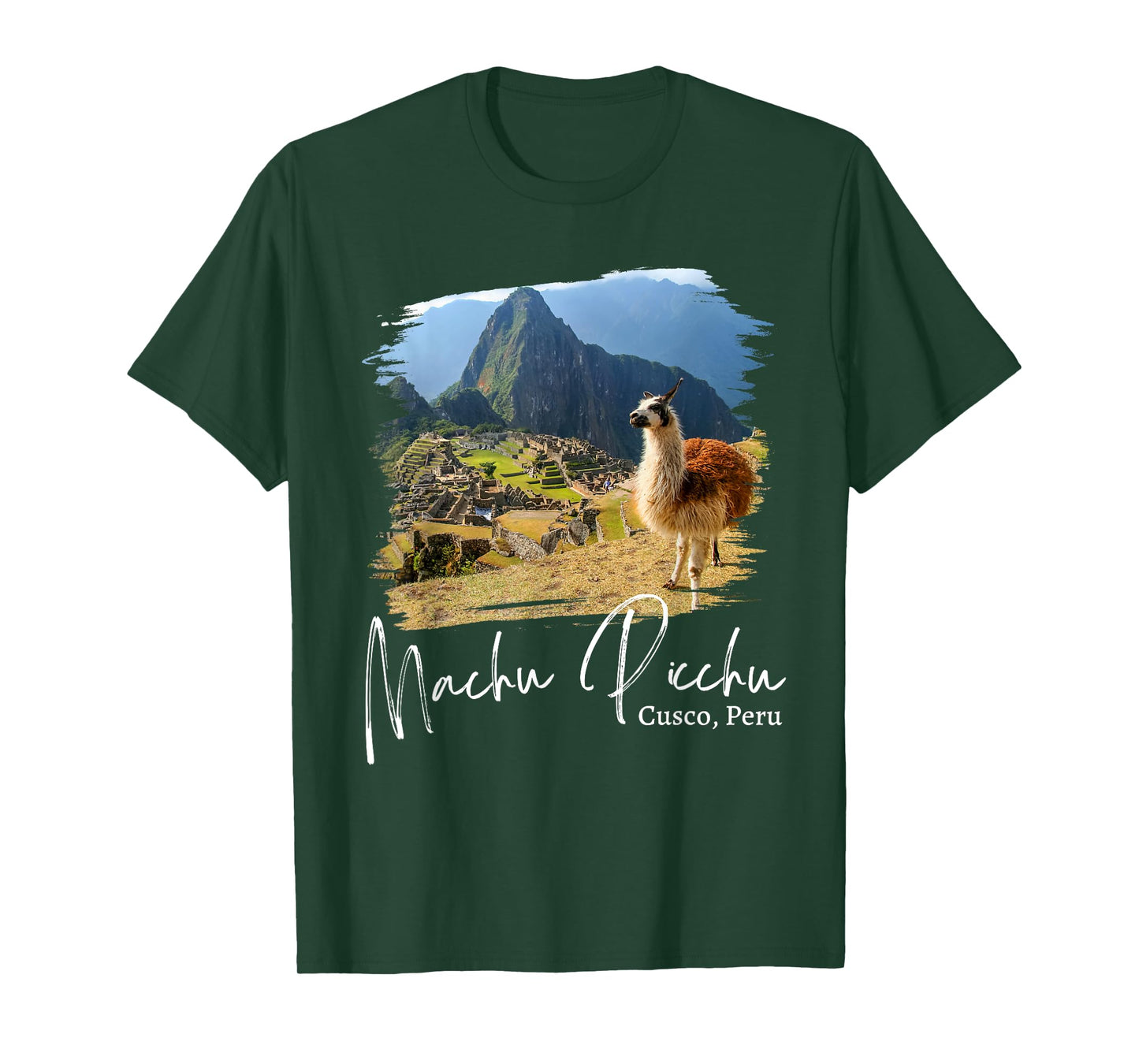 Peru Cusco Llama Souvenir Machu Picchu T-Shirt