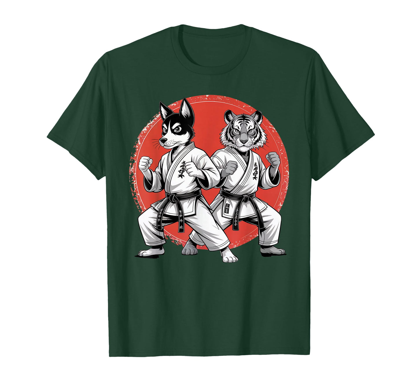 Karate Tiger Dog Karate Gi Karate Japanese Stuff Karate T-Shirt